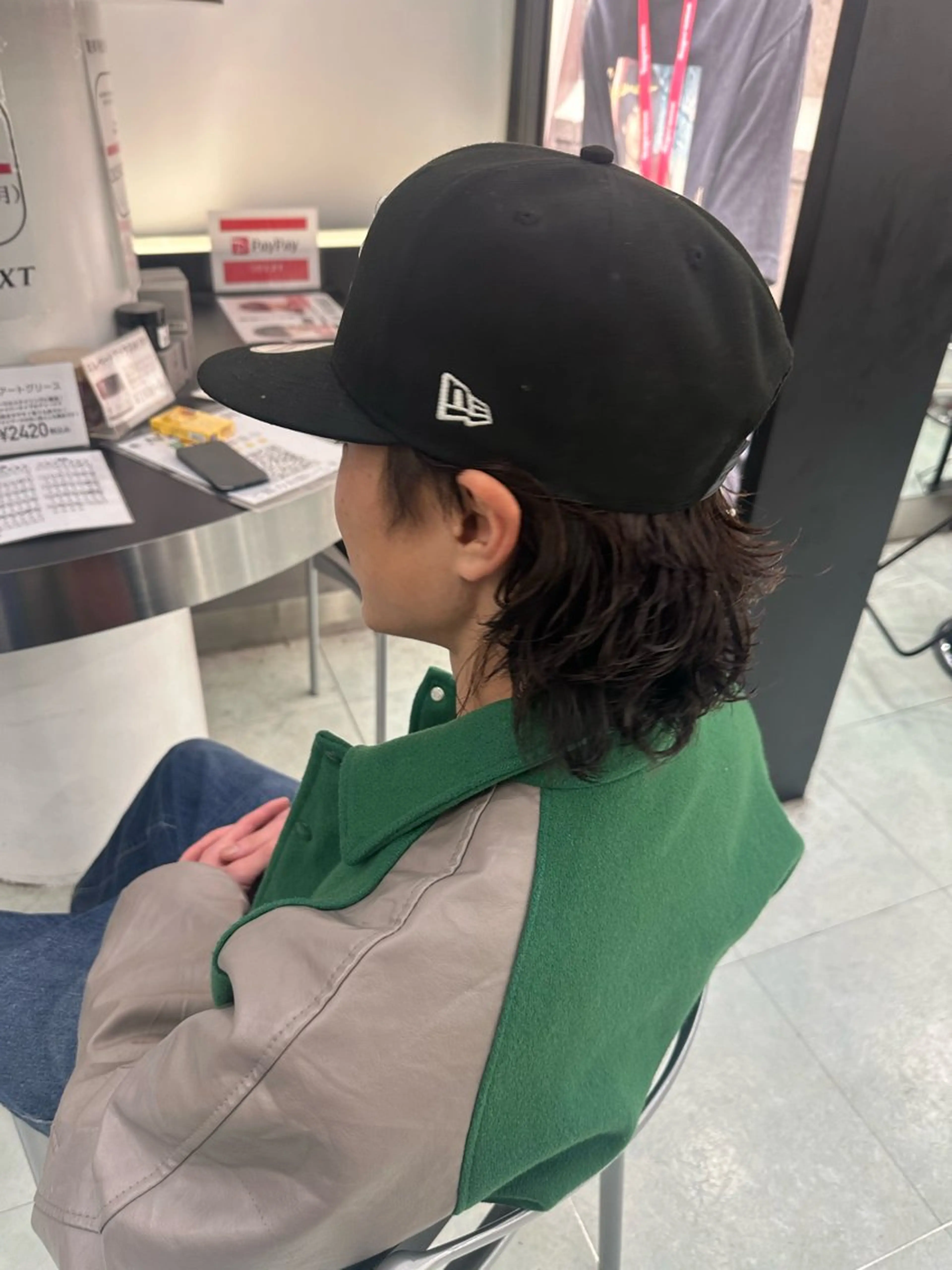 ミディアム パーマ ヘアアレンジ メンズ メンズヘア静岡 ✂︎Ryuheiのヘアスタイル