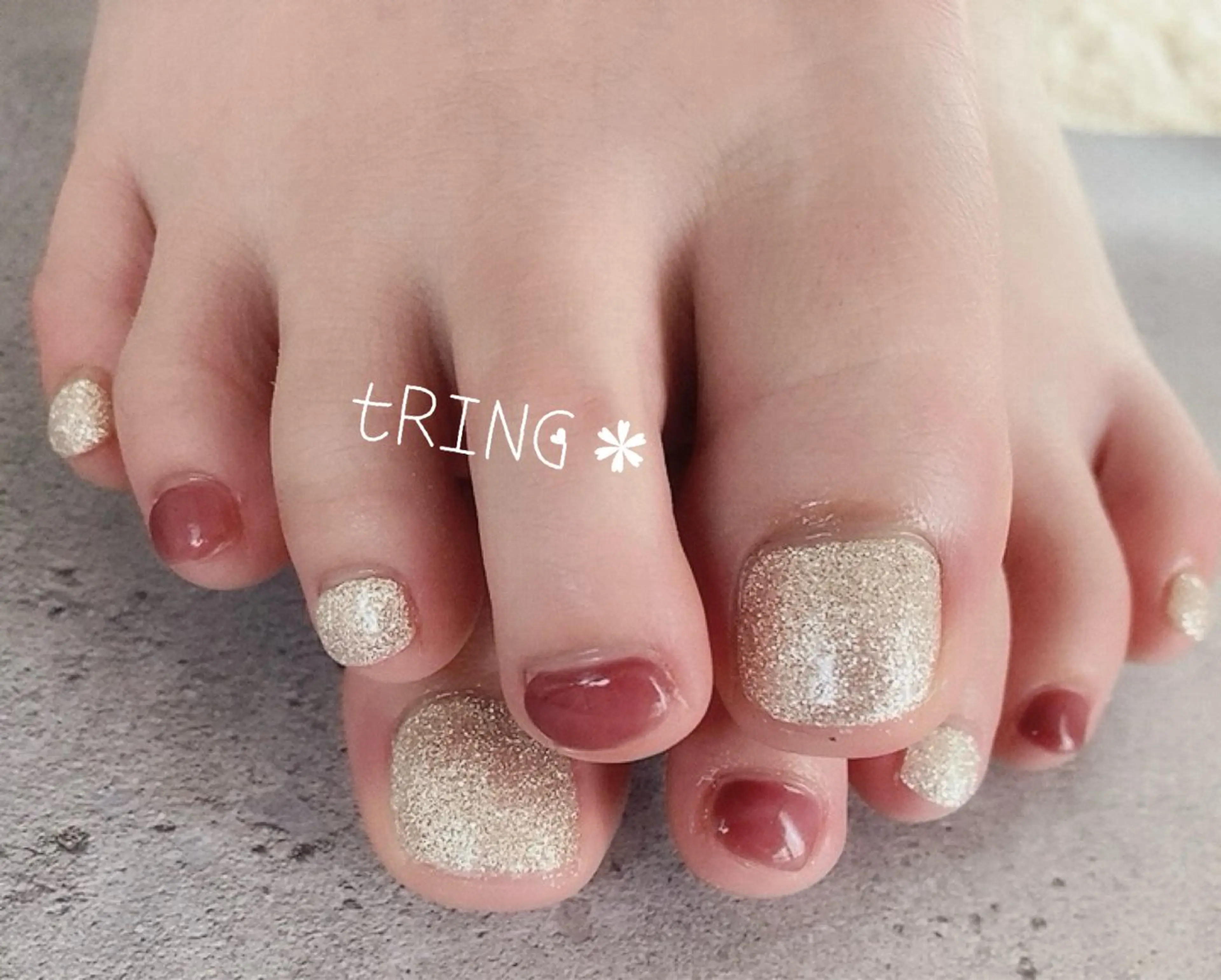 ネイル フットネイル tRING＊ しいの木台のネイルデザイン