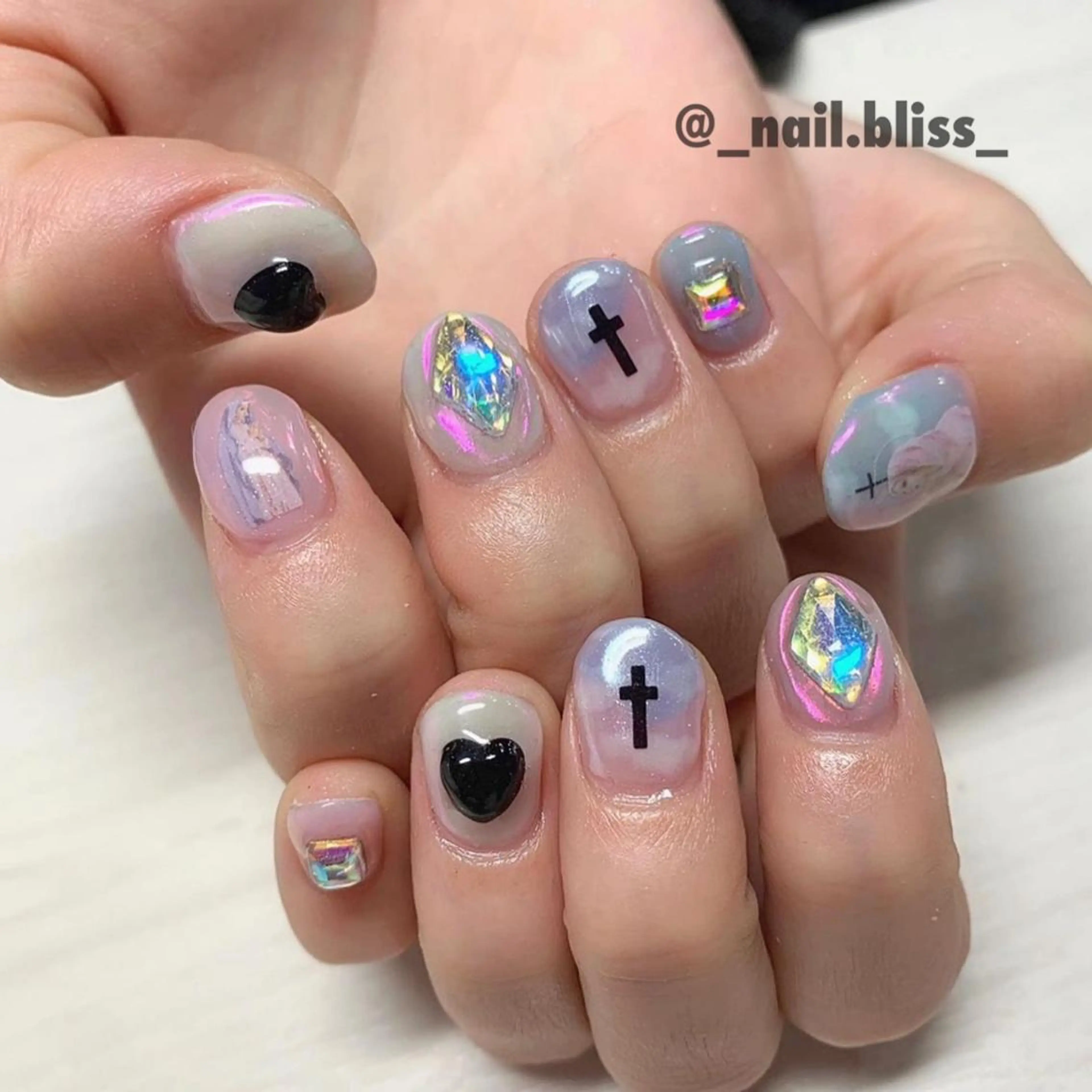 ネイル オーロラネイル NAIL BLISSのネイルデザイン