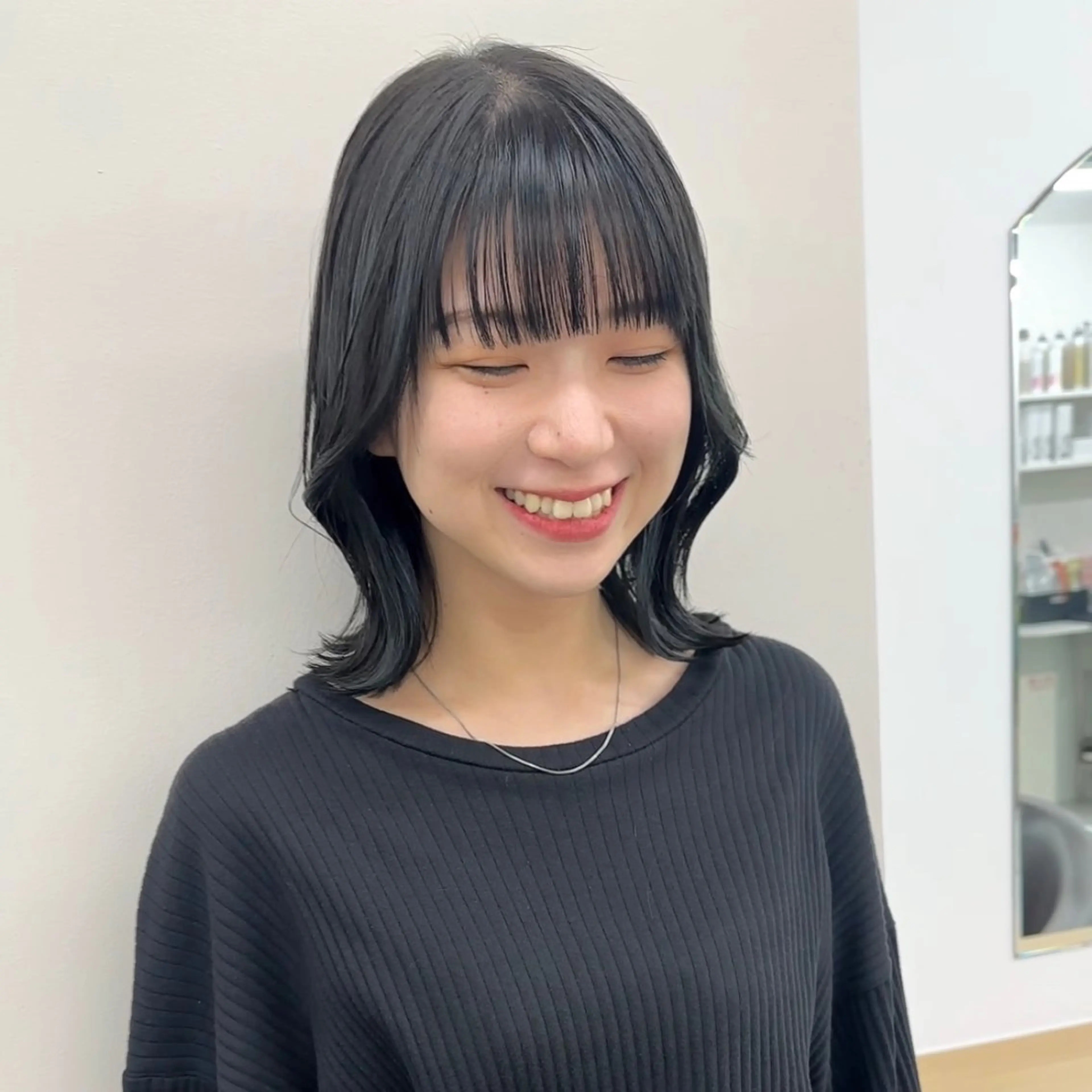 ミディアム カラー カット ヘアカラー トリートメント ブリーチなし/レイヤ ー特化🌈Tommyのヘアスタイル