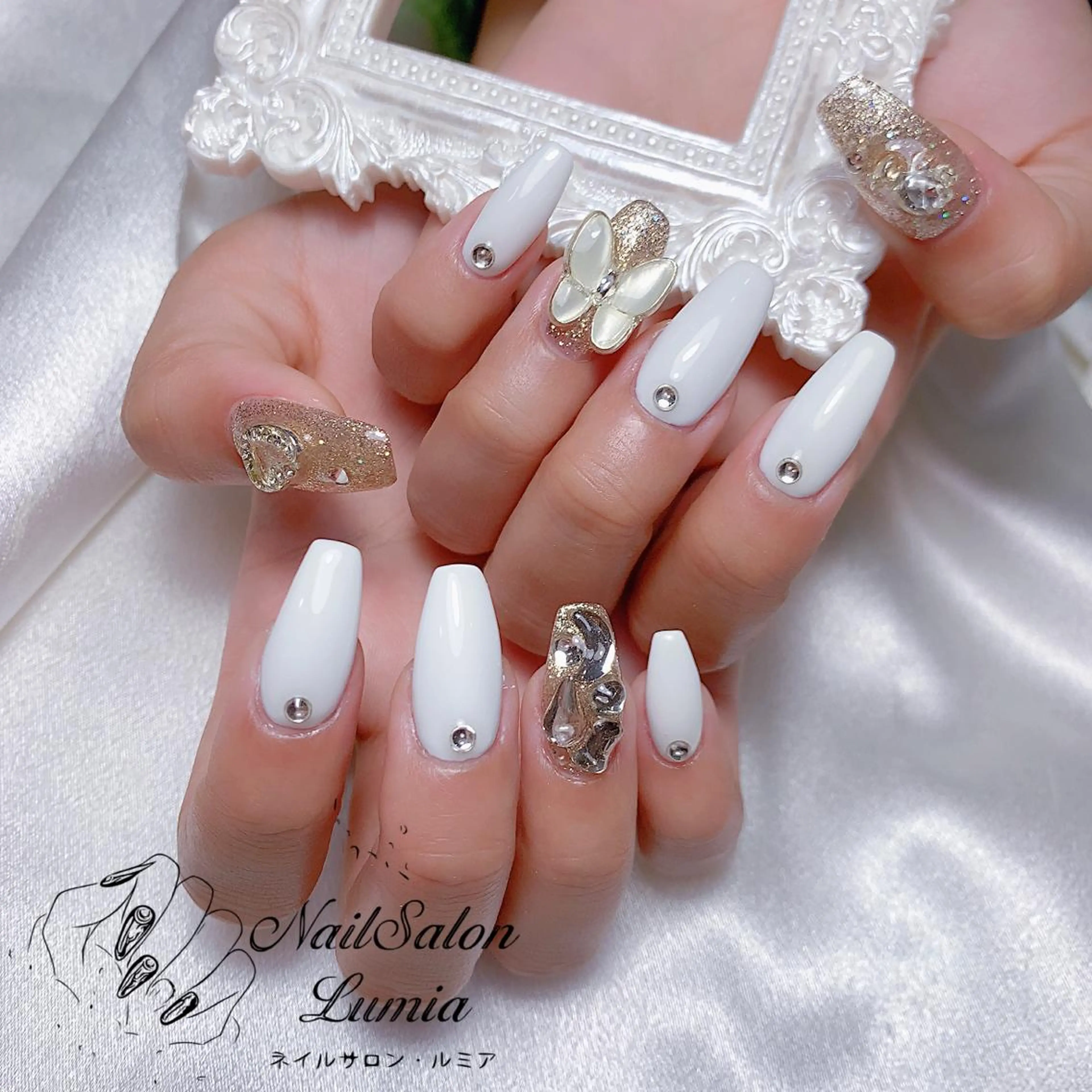 ネイル ハンドネイル ネイルサロン ルミア Lumia 店長のネイルデザイン