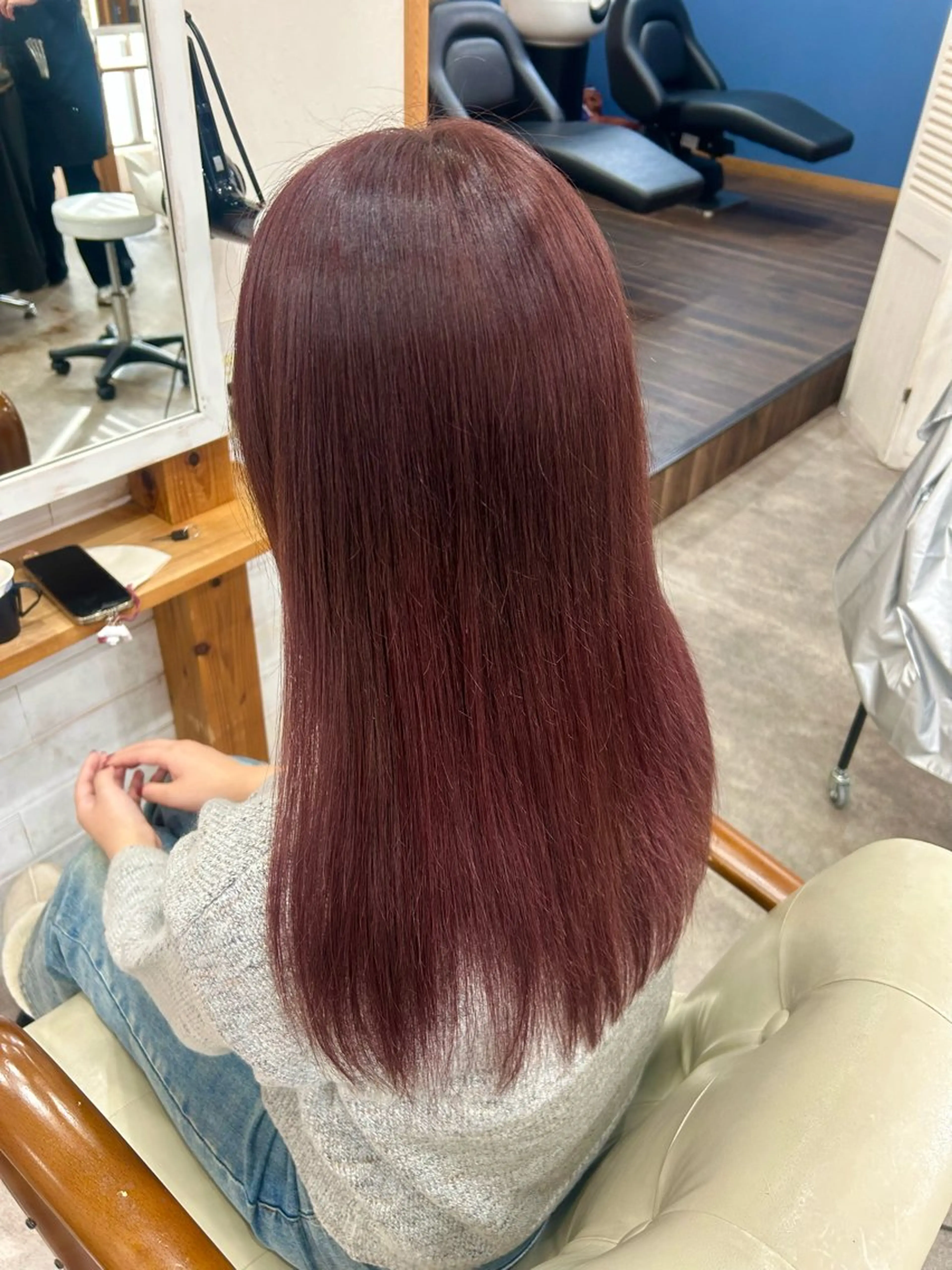 ロング ヘアカラー 袈叶 ✨のヘアスタイル