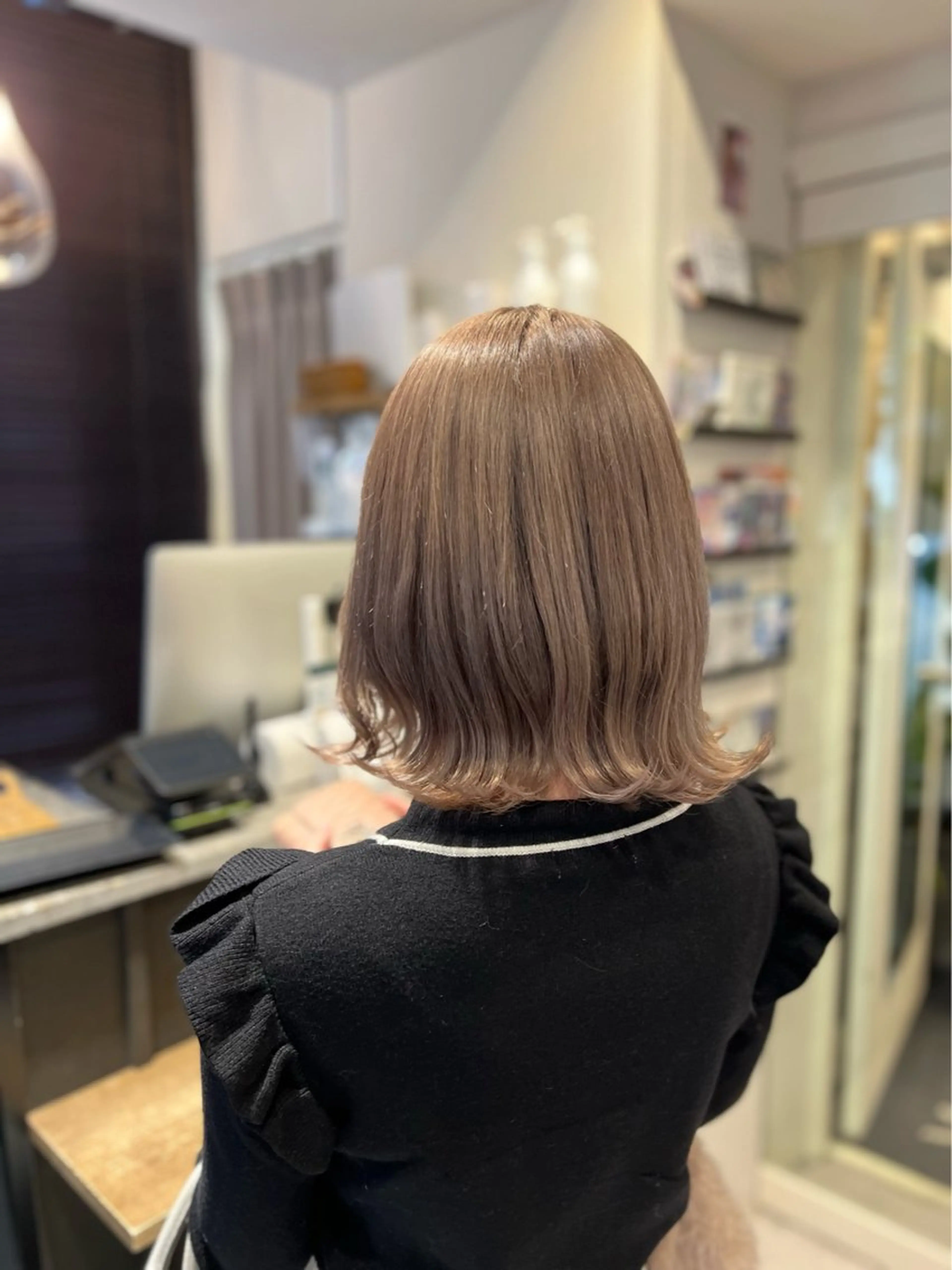 ミディアム 似合わせカット🫧透 明感カラー🫧maiのヘアスタイル