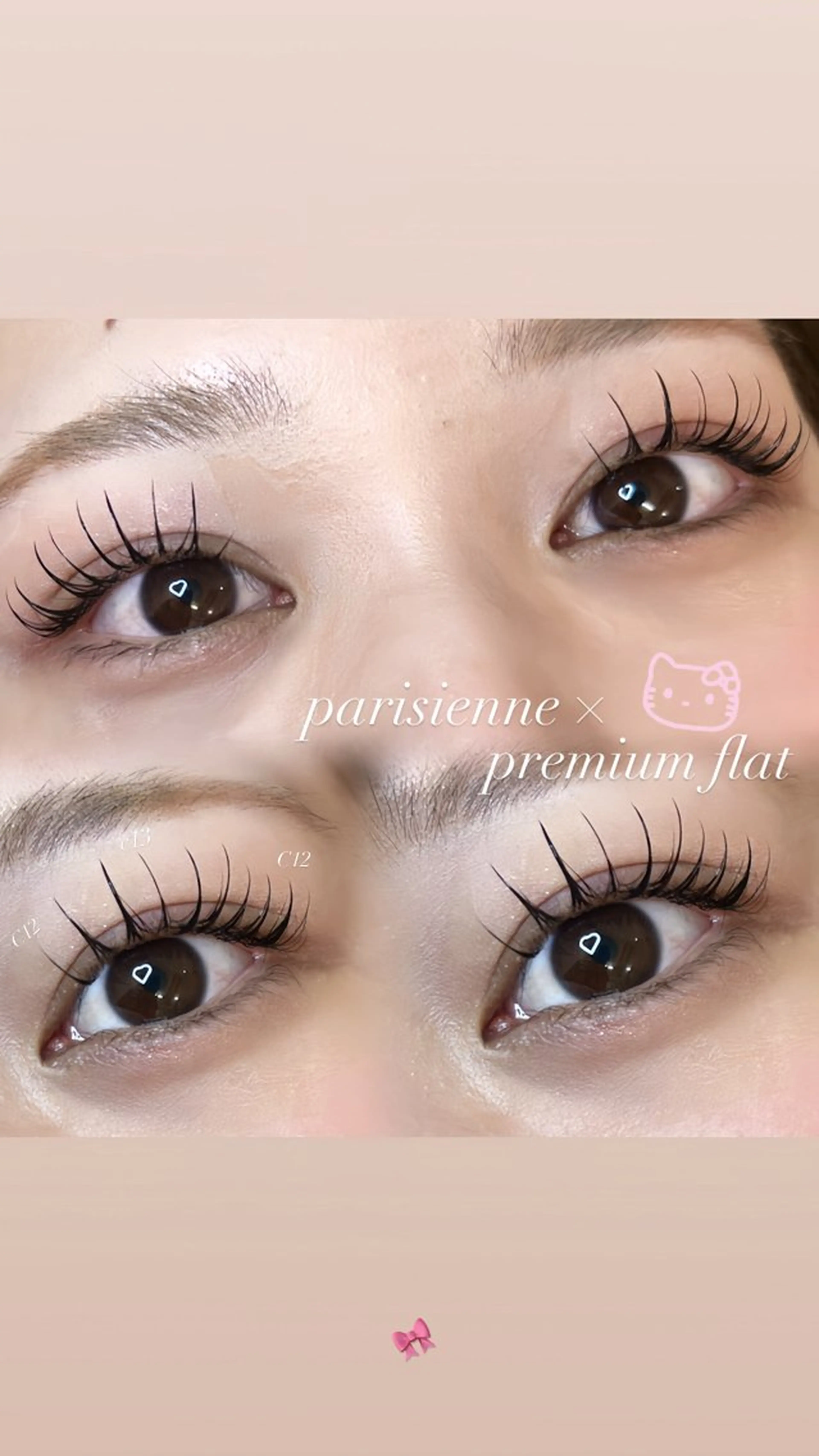 マツエク・マツパ マツエク 束感マツエク/梅田/ パリエク🎀Rioのマツエク・マツパデザイン