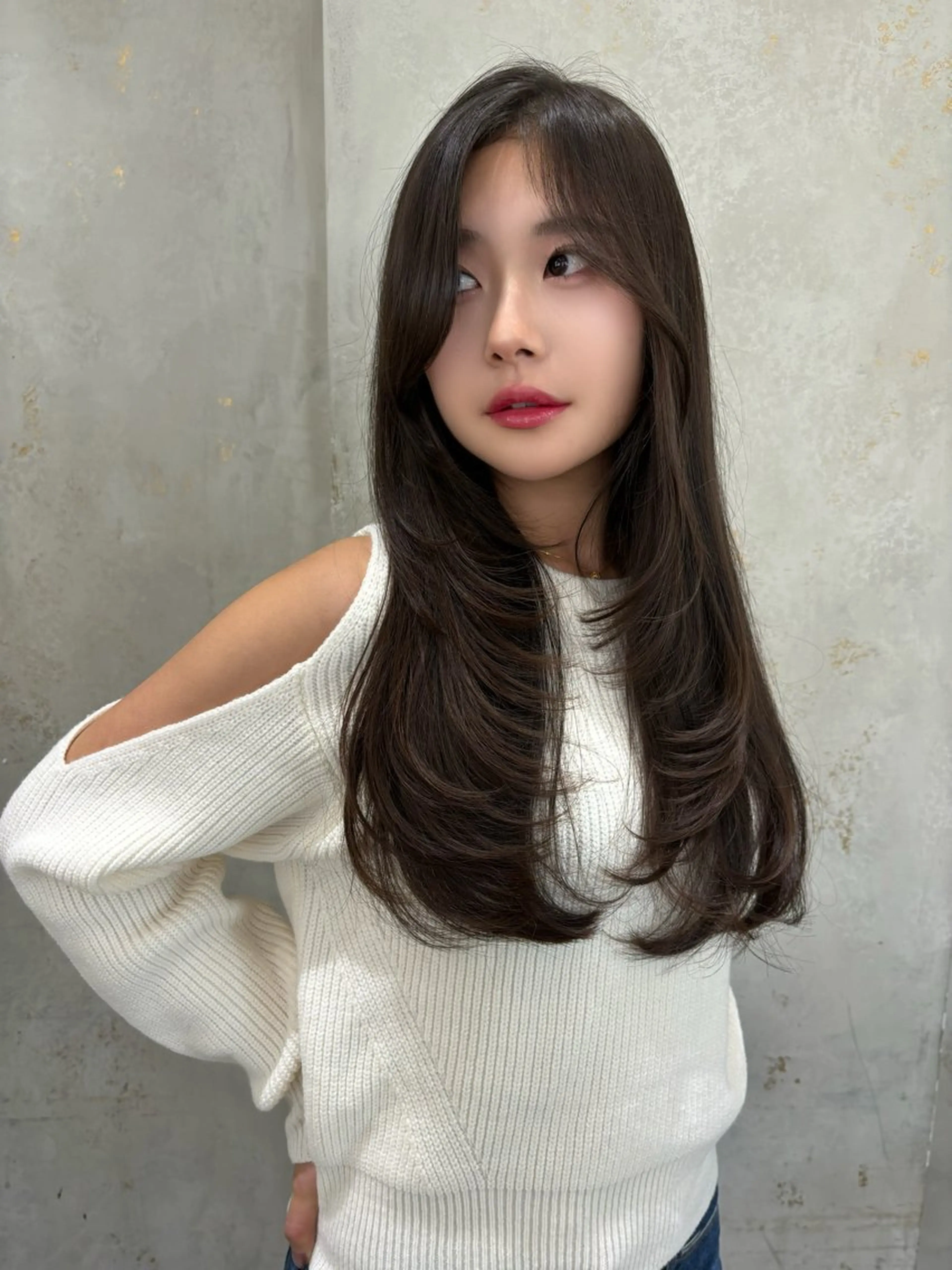 ロング ハイレイヤー レイヤーカット 似合わせカット ボブ/くびれボブ/ 髪質改善/Ru-kaのヘアスタイル