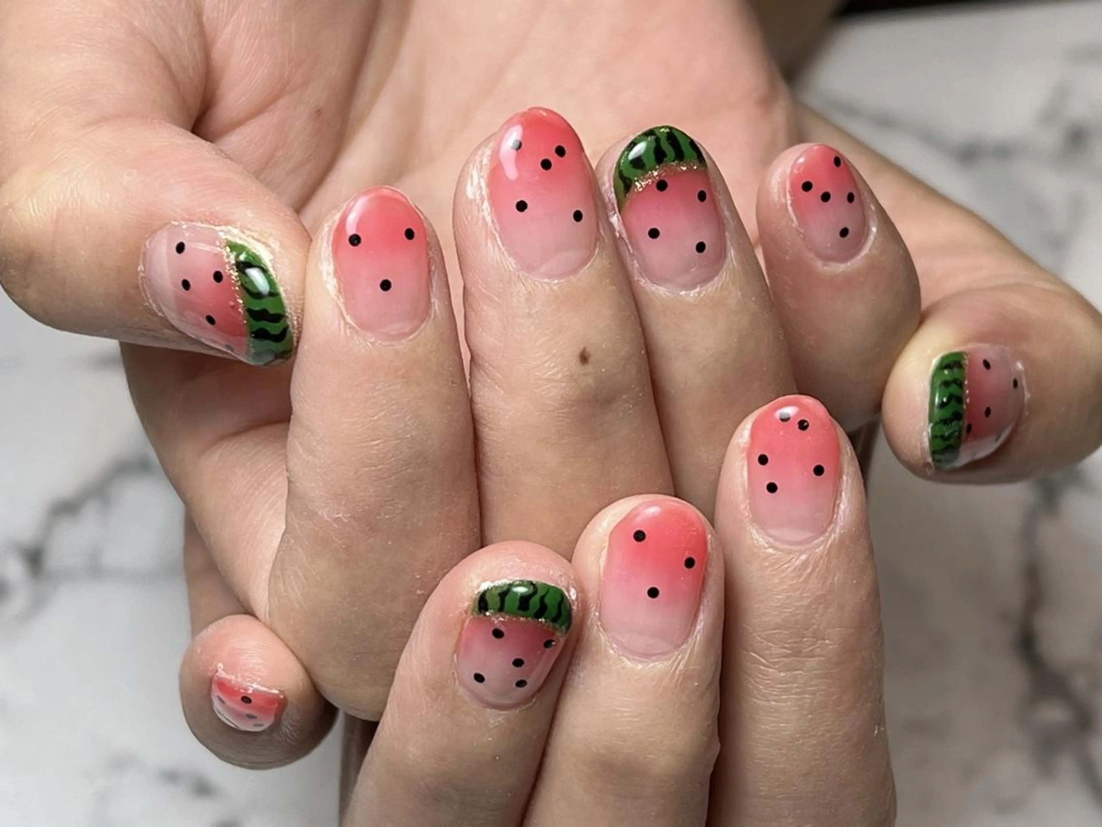 ネイル アートネイル ジェルネイル ニュアンスネイル パラジェル Nailist Honamiのネイルデザイン