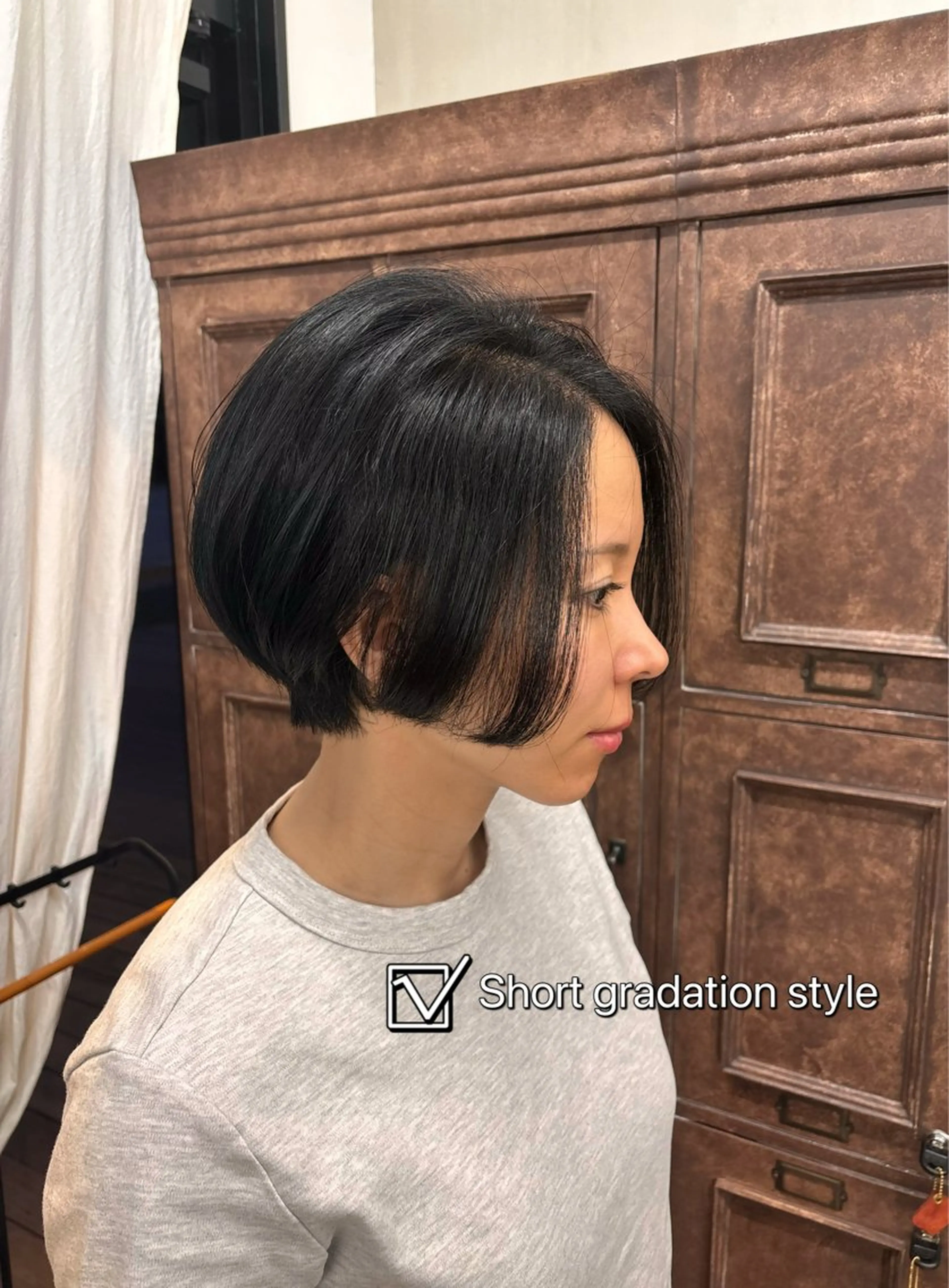 ショート ショートヘア ウエチ モモカのヘアスタイル