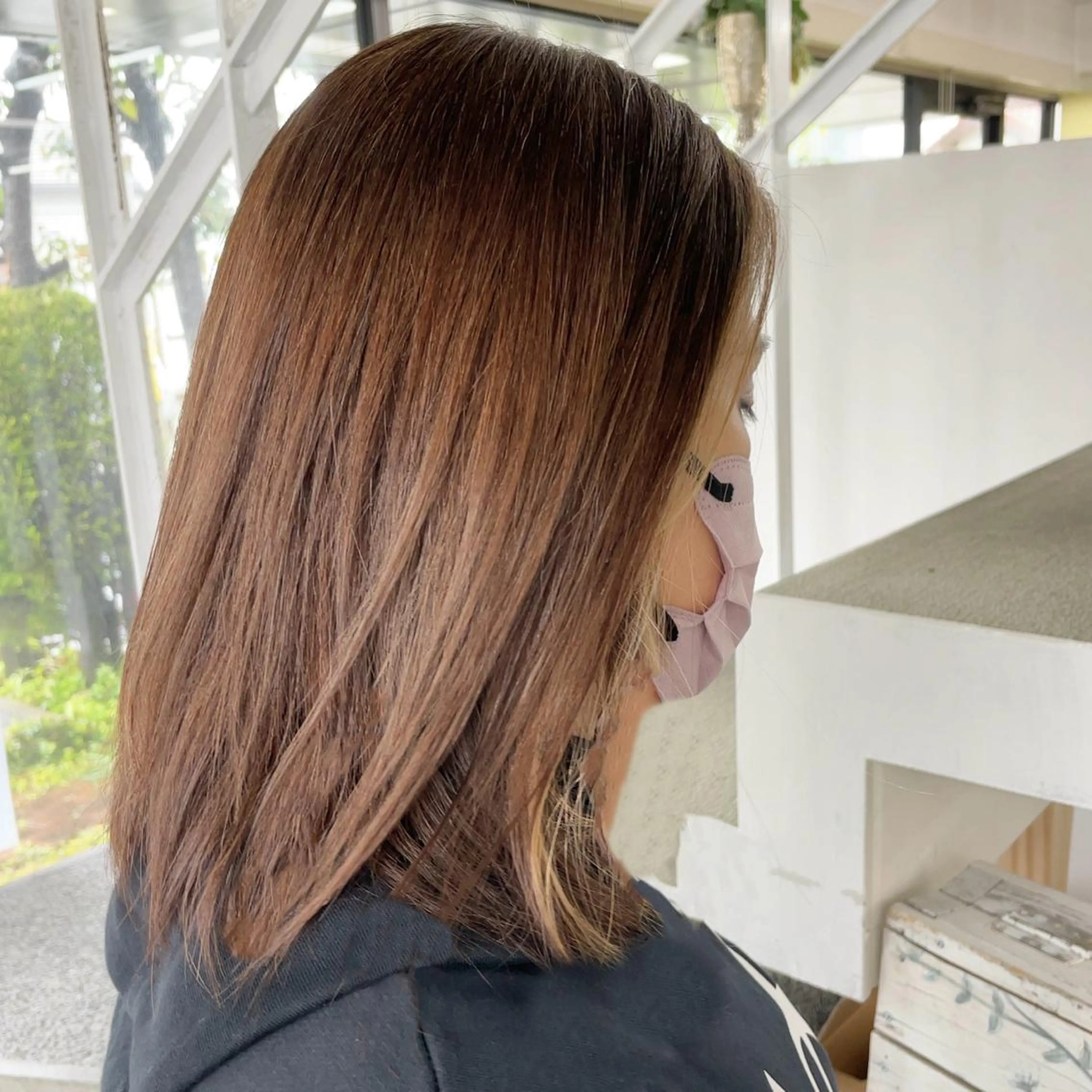 カット+白髪染め（オーガニックカラー）の写真