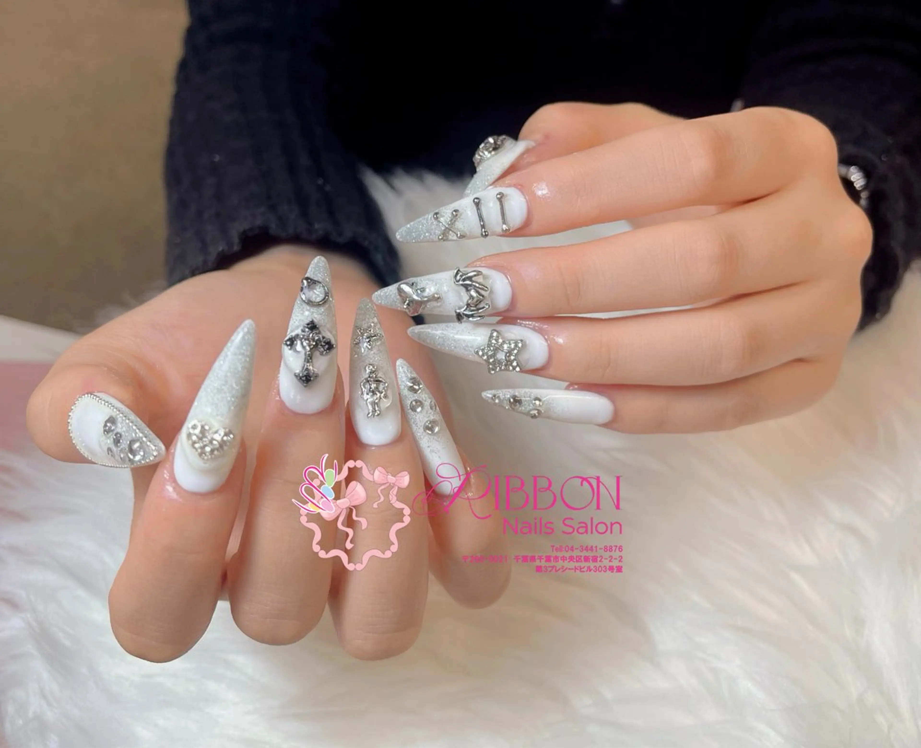 ネイル チークネイル フットネイル フレンチネイル グラデーション 韓国ネイル ハンドネイル Ribbonnail salonのネイルデザイン