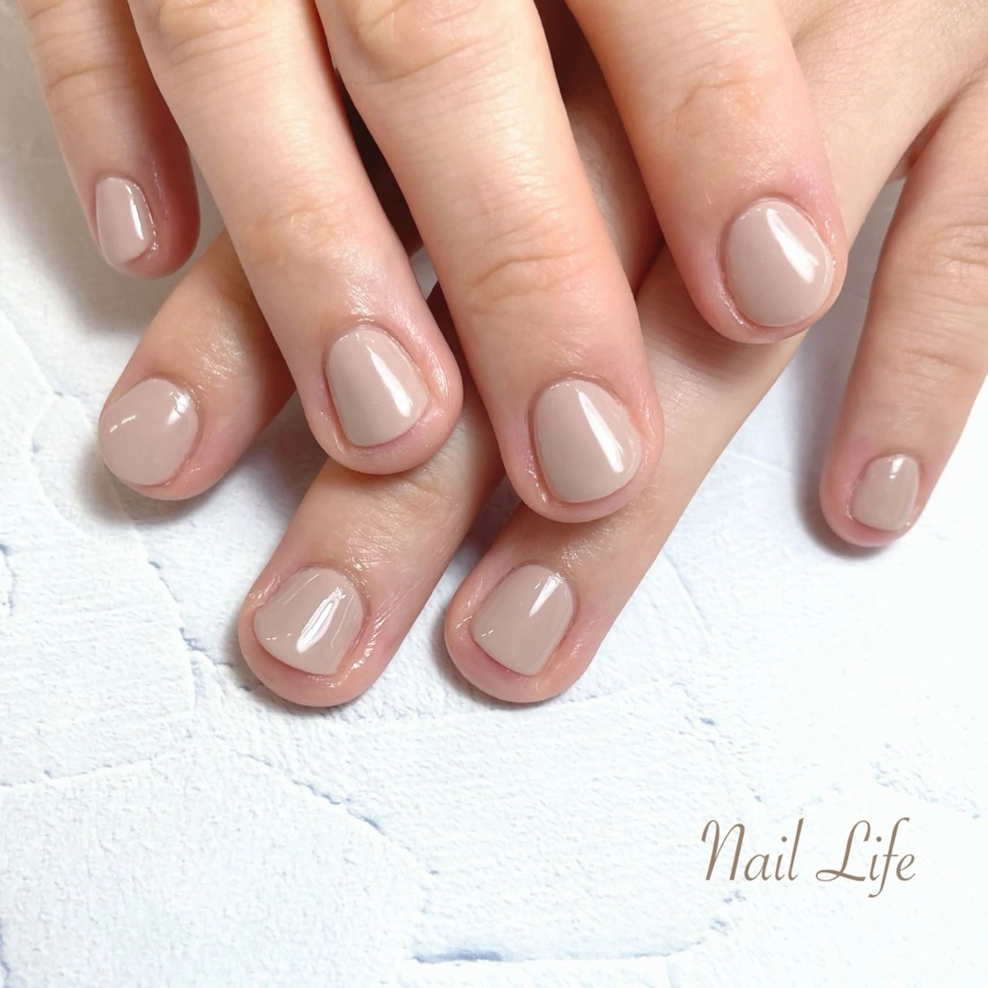 ネイル ワンカラーネイル ハンドネイル 大嶋 めぐみのネイルデザイン