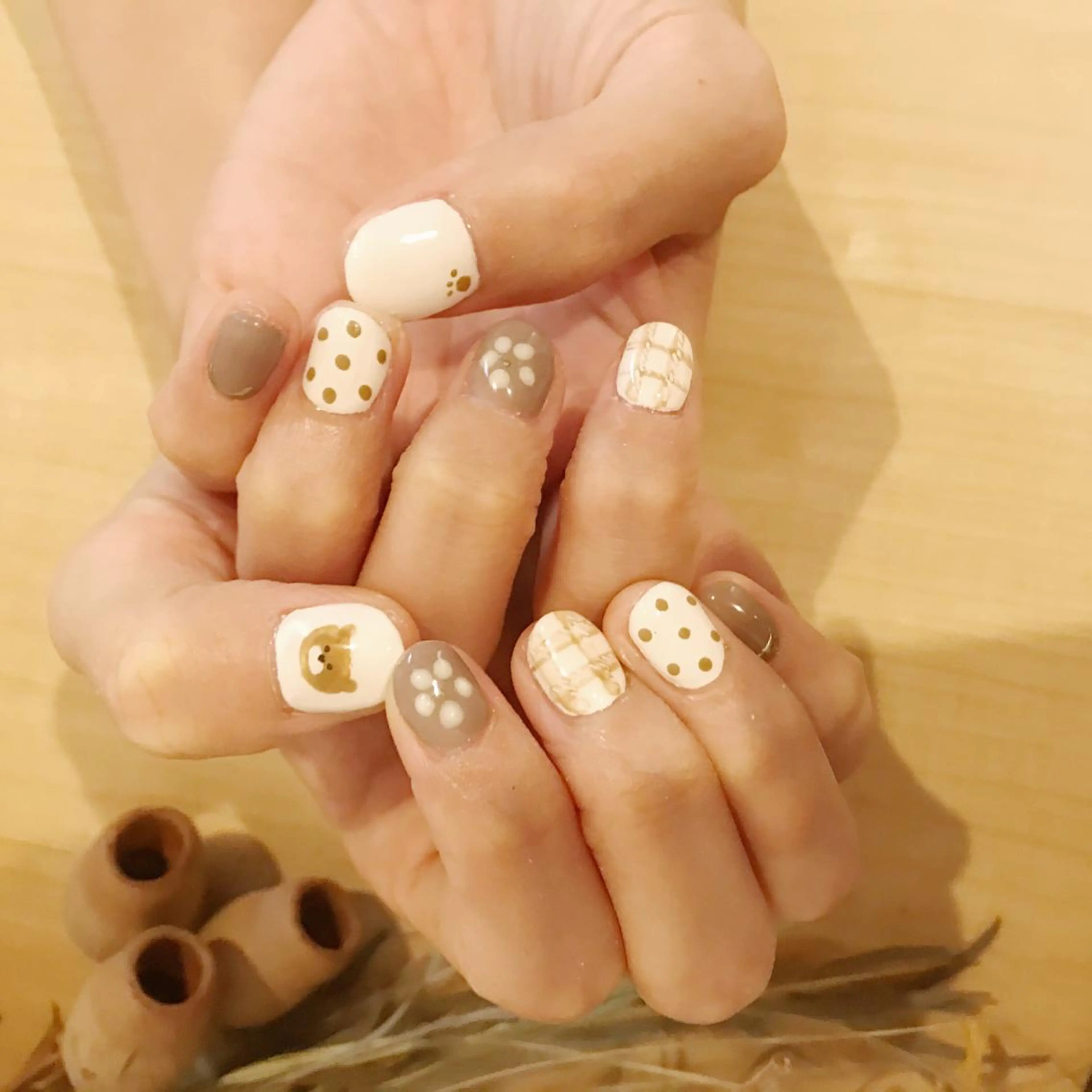 ネイル ハンドネイル フットネイル rebon＊ natsukiのネイルデザイン