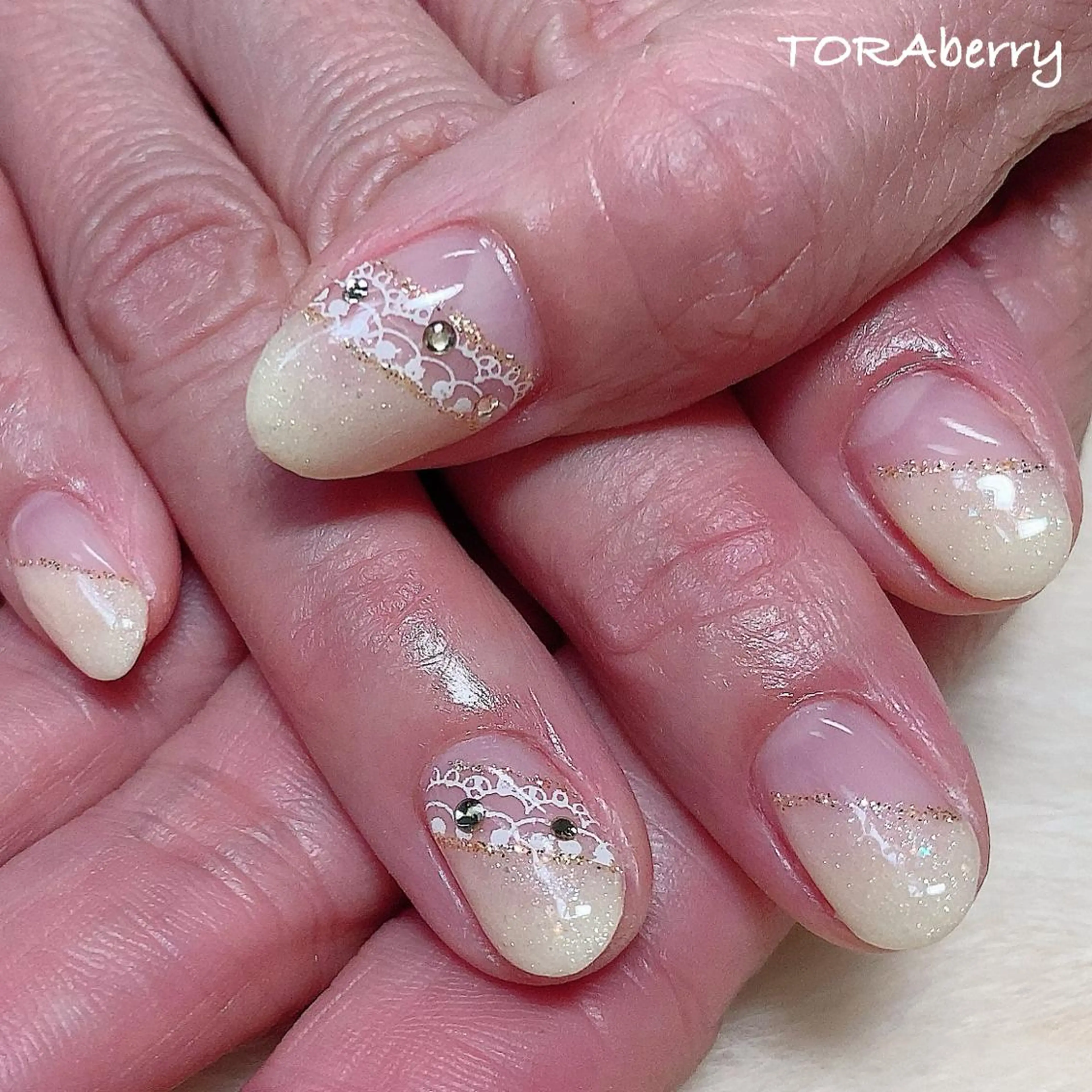 ネイル レース ハンドネイル ネイリスト なつみのネイルデザイン