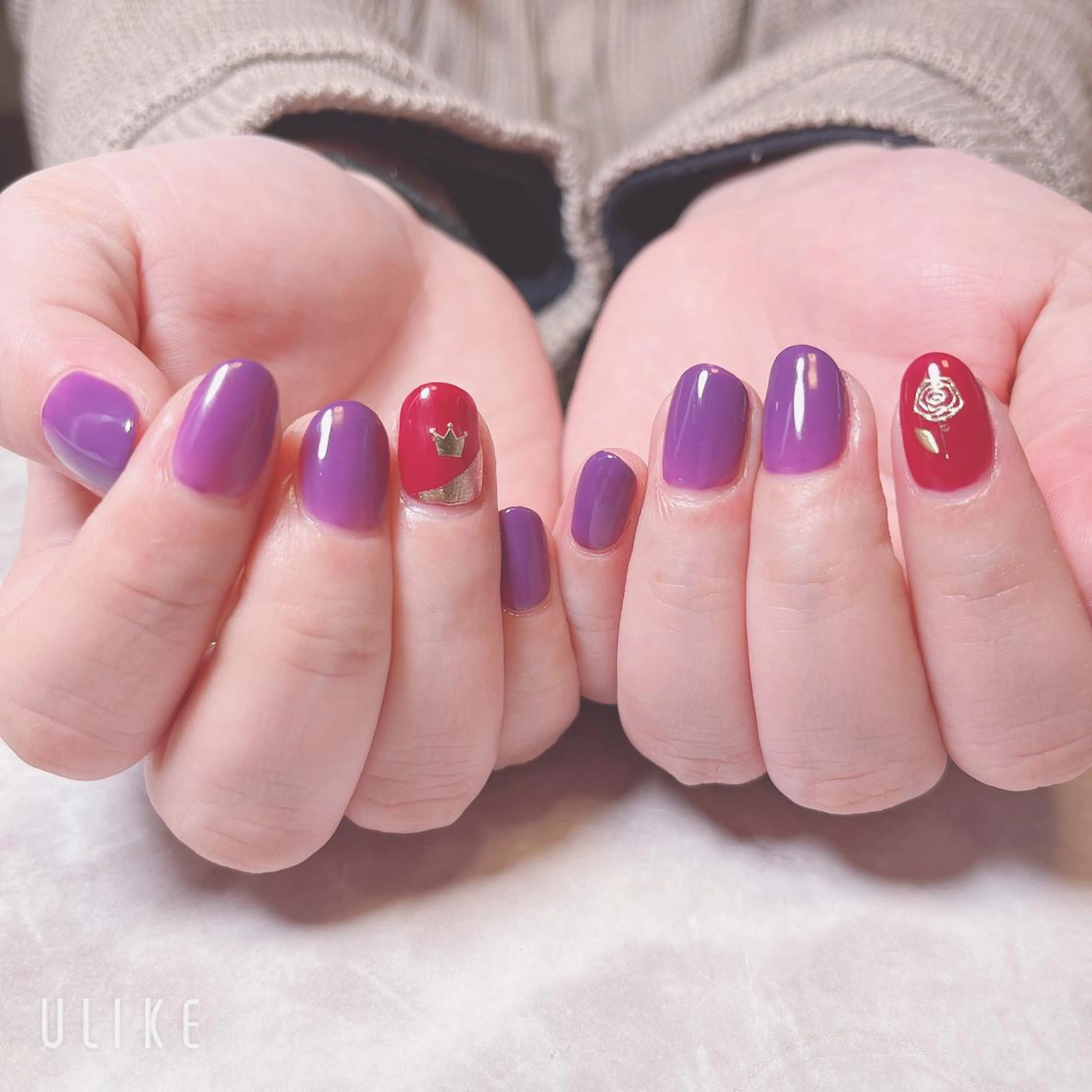 ネイル ワンカラーネイル ❁miju nail 大人上品/自爪育成のネイルデザイン