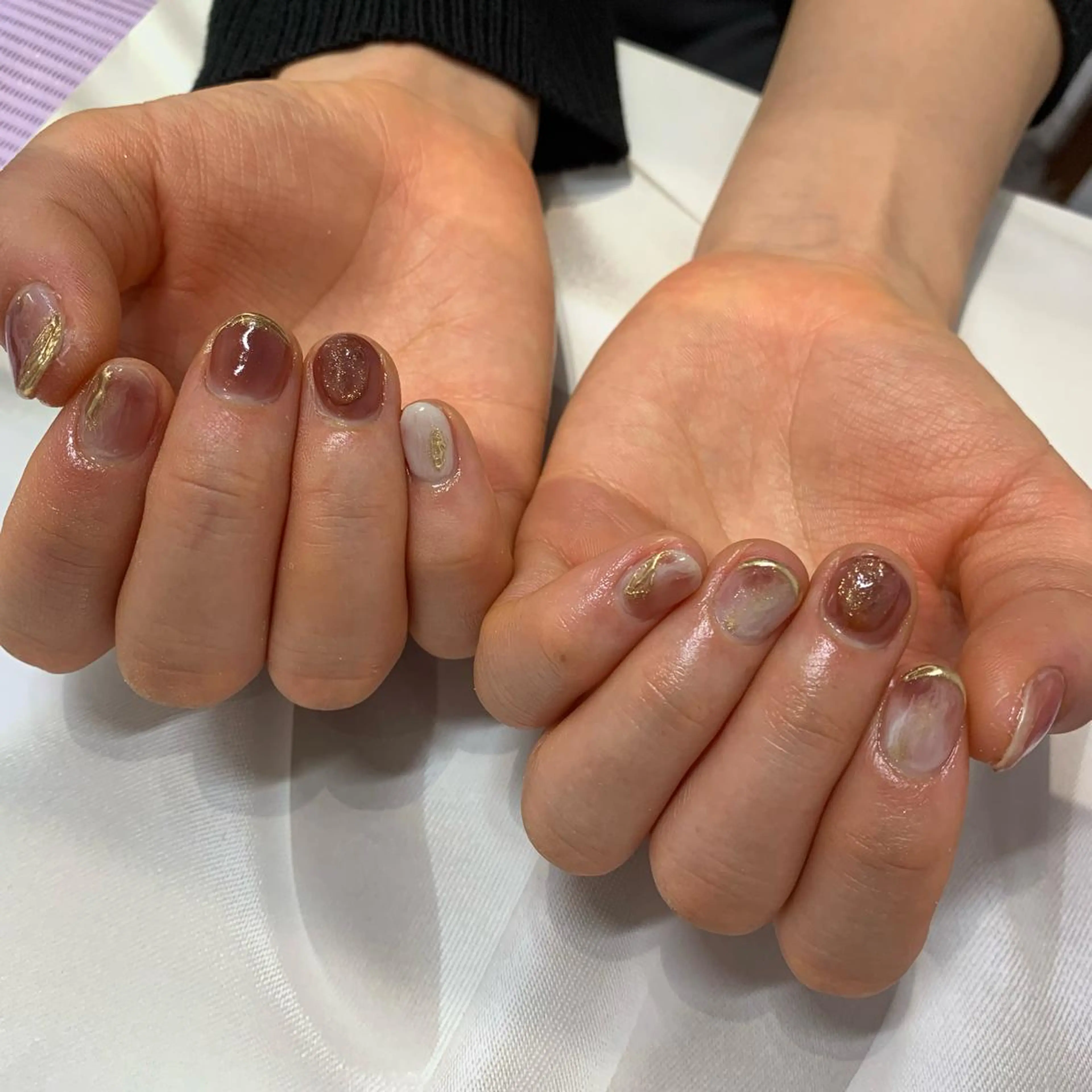 ネイル ニュアンスネイル マキノ ユイのネイルデザイン