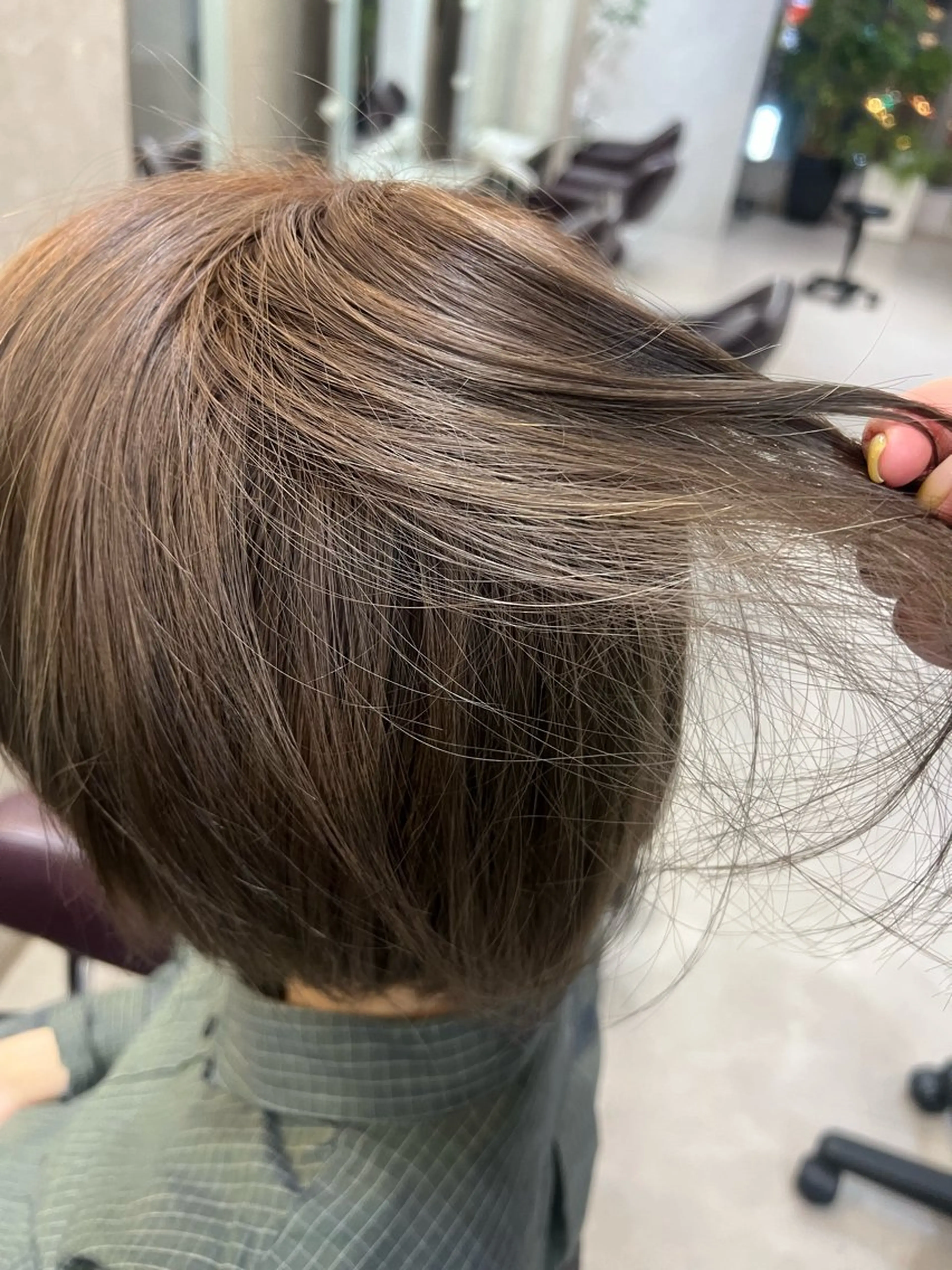 カラー しゅり Flag hairのヘアスタイル
