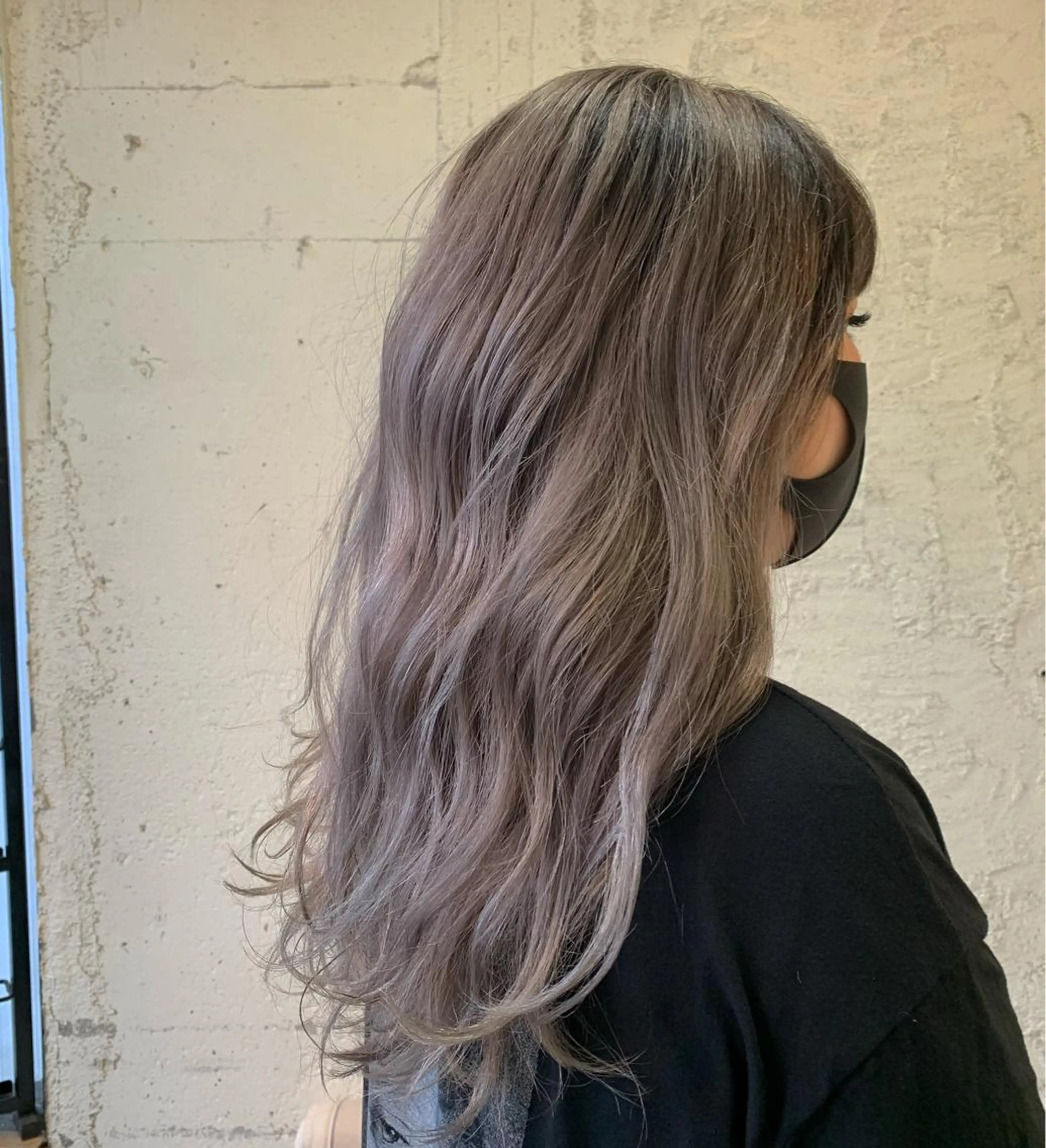 ロング 髪質改善ストレート/ ブリーチ／渋谷　福田のヘアスタイル