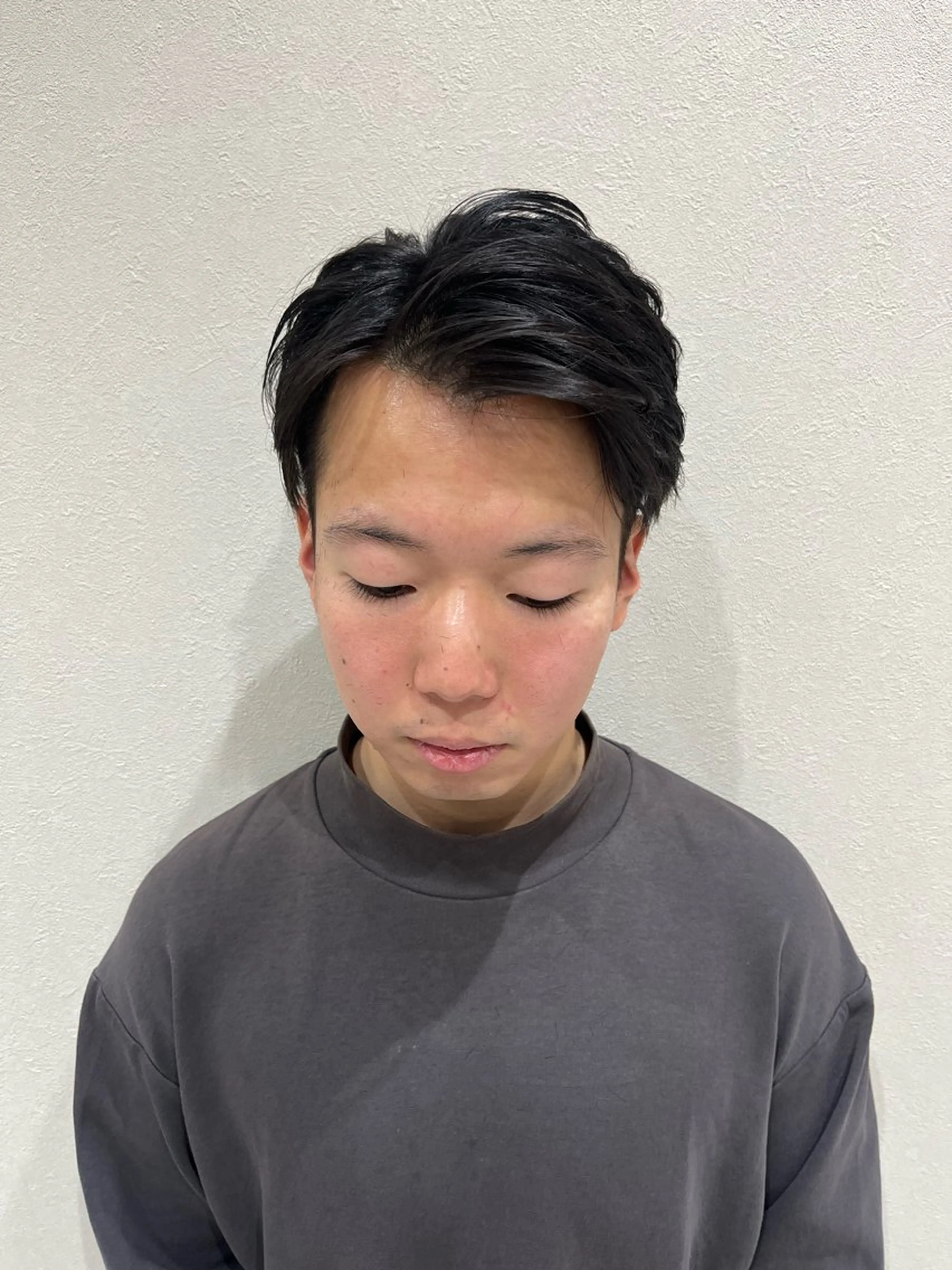 ショート メンズ ツーブロック 刈り上げ カット トリートメント Ken 縮毛矯正/韓国風ヘアのヘアスタイル