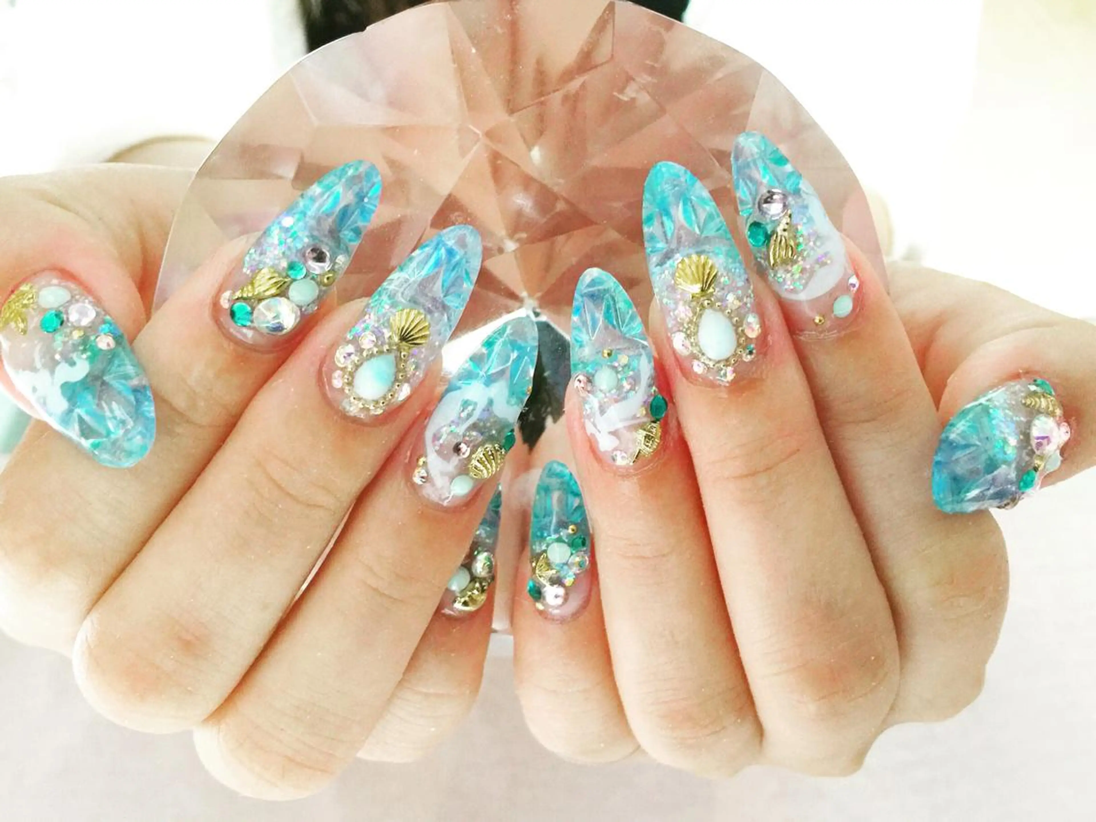 ネイル スカルプネイル ネイルチップ YUN 💅のネイルデザイン