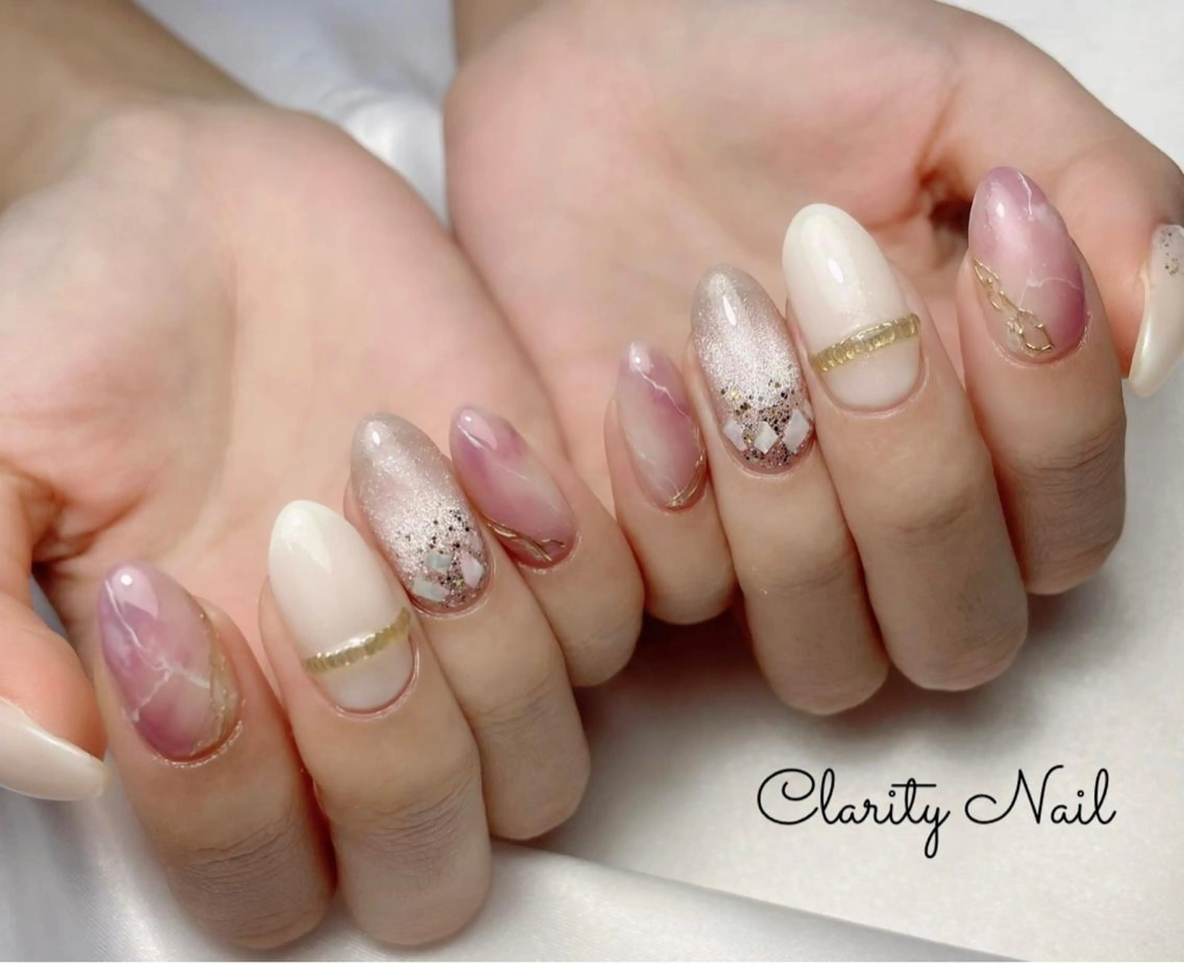 ネイル アートネイル 持ち込み ハンドネイル Clarity Nailのネイルデザイン