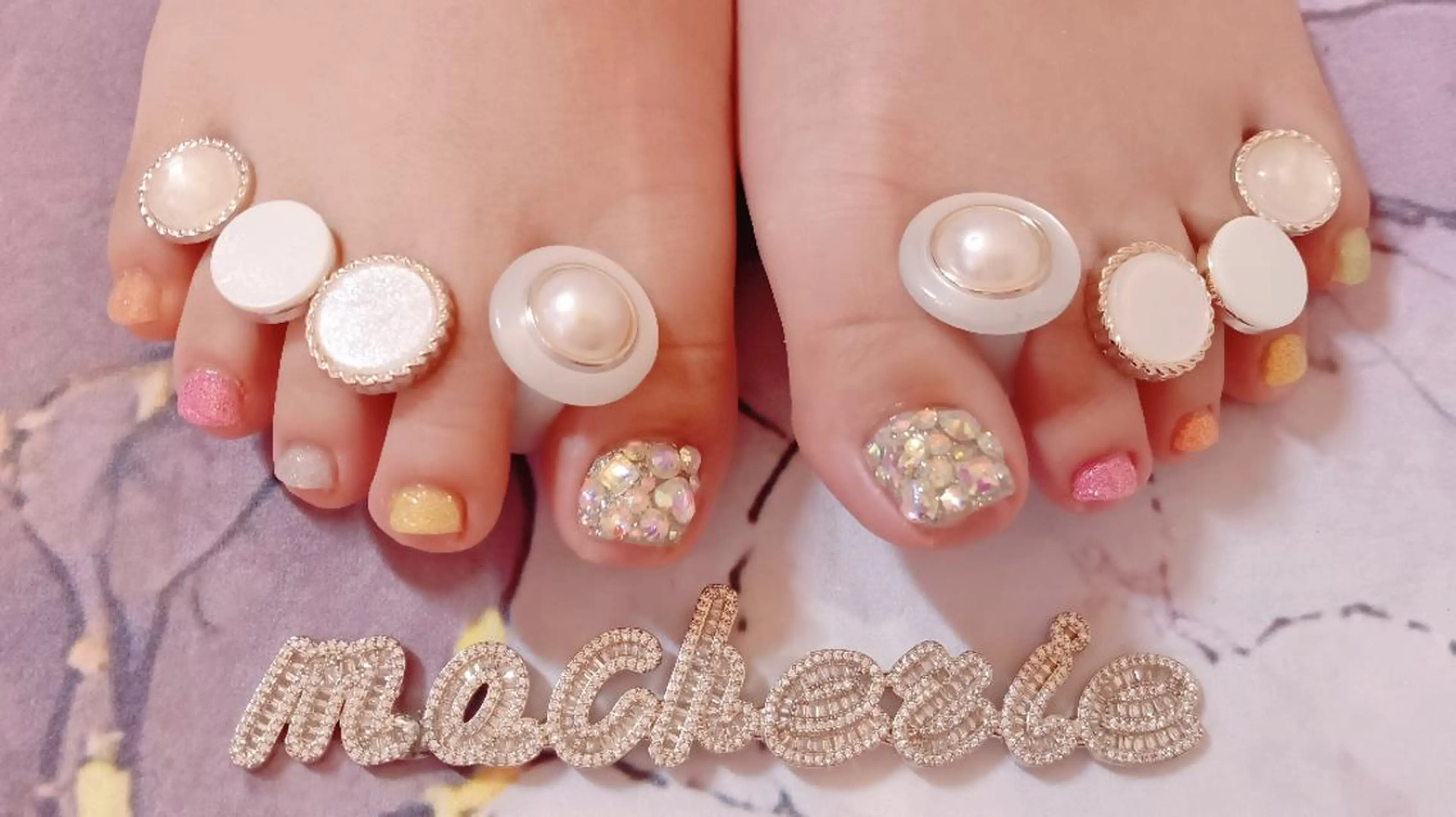 ネイル フットネイル フットネイル Nail Salon macherieのネイルデザイン
