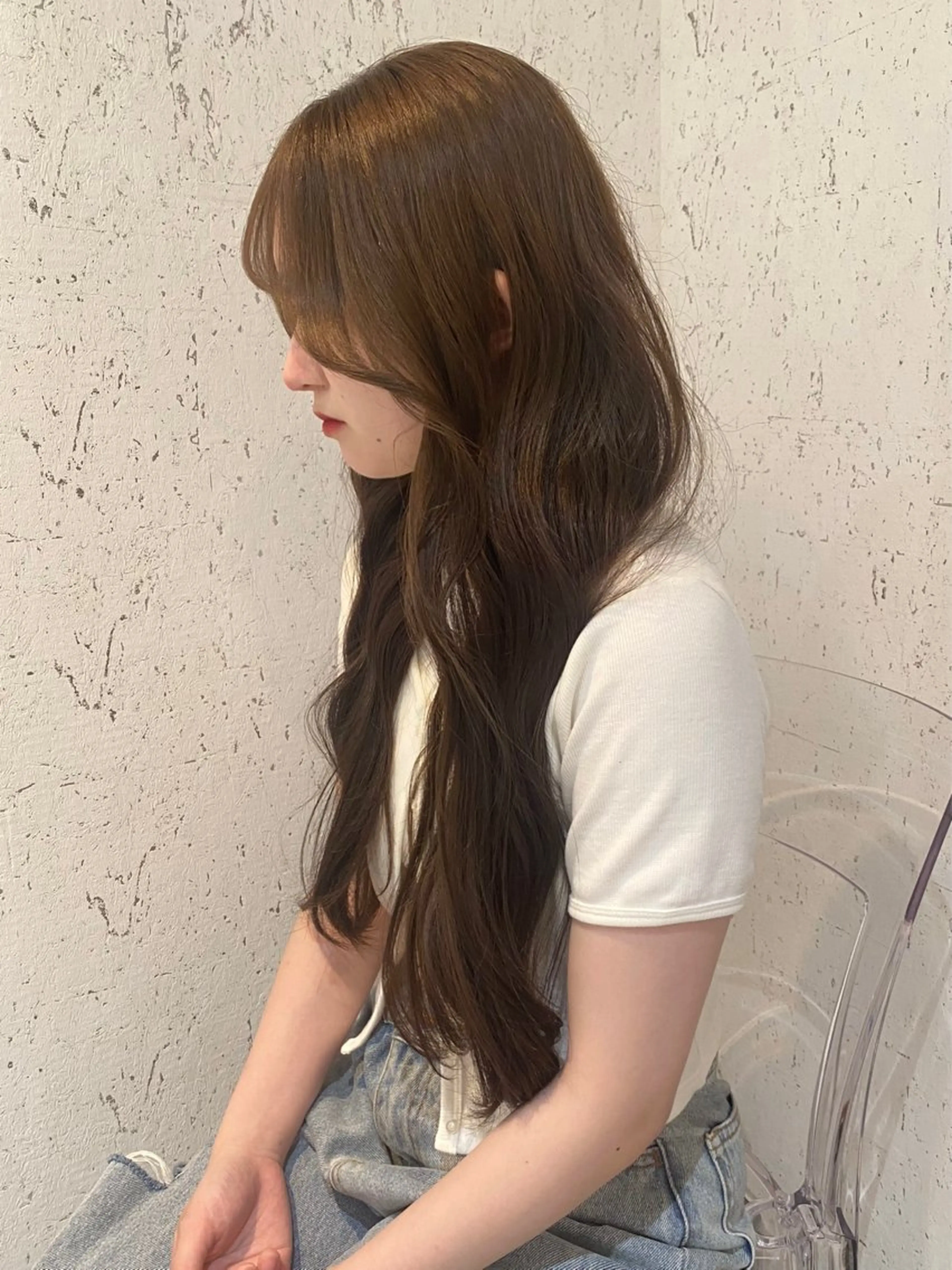 ロング カラー カット ヘアカラー トリートメント mai / linoah˚✧のヘアスタイル