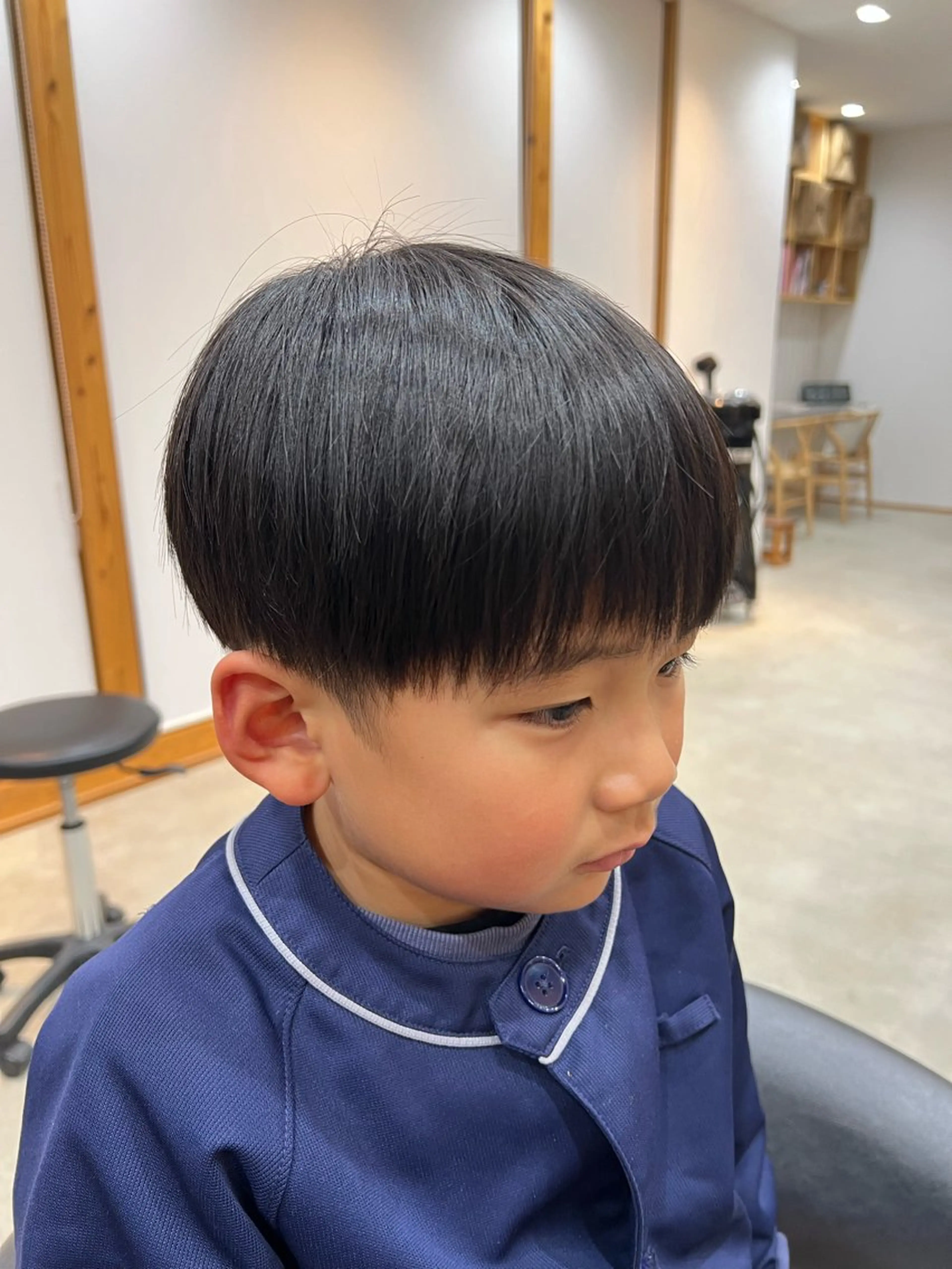 メンズ キッズ カット 解良 優斗のヘアスタイル