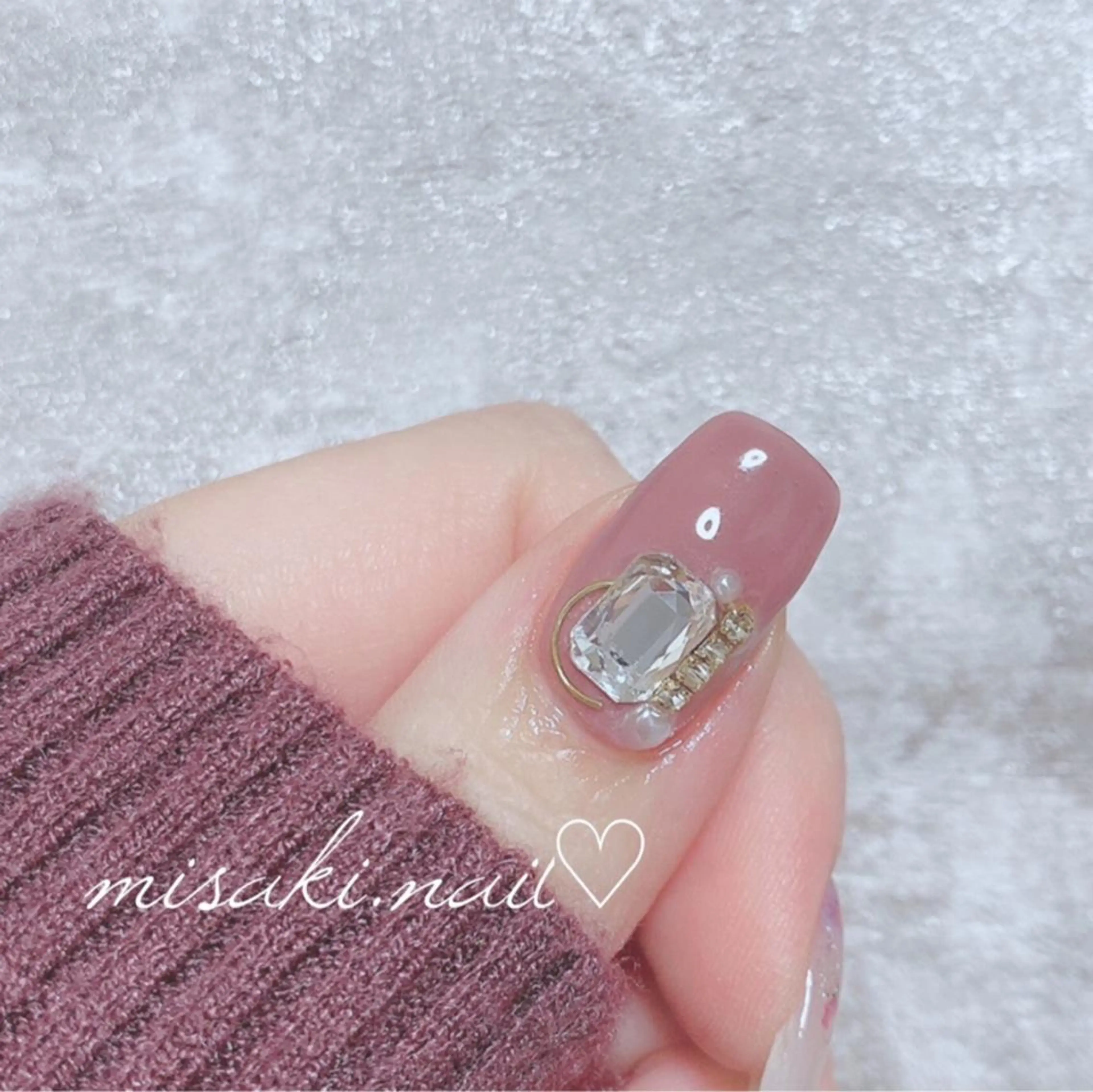 ネイル 韓国ネイル ワンホンネイル ハンドネイル nailsalon miinailsのネイルデザイン