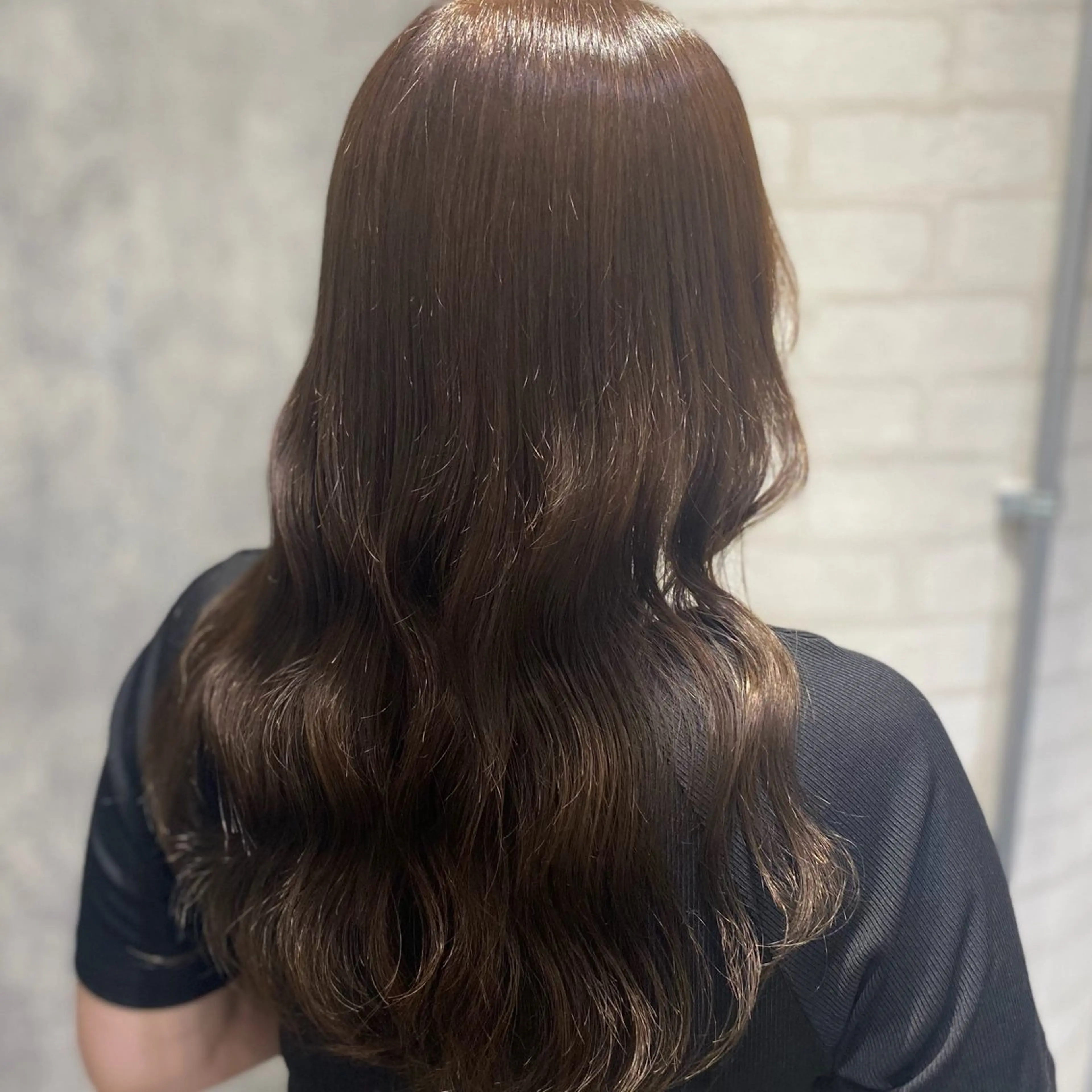ロング カラー 透明感カラー カット ヘアカラー トリートメント shiori/透明感 /顔周り/髪質改善のヘアスタイル