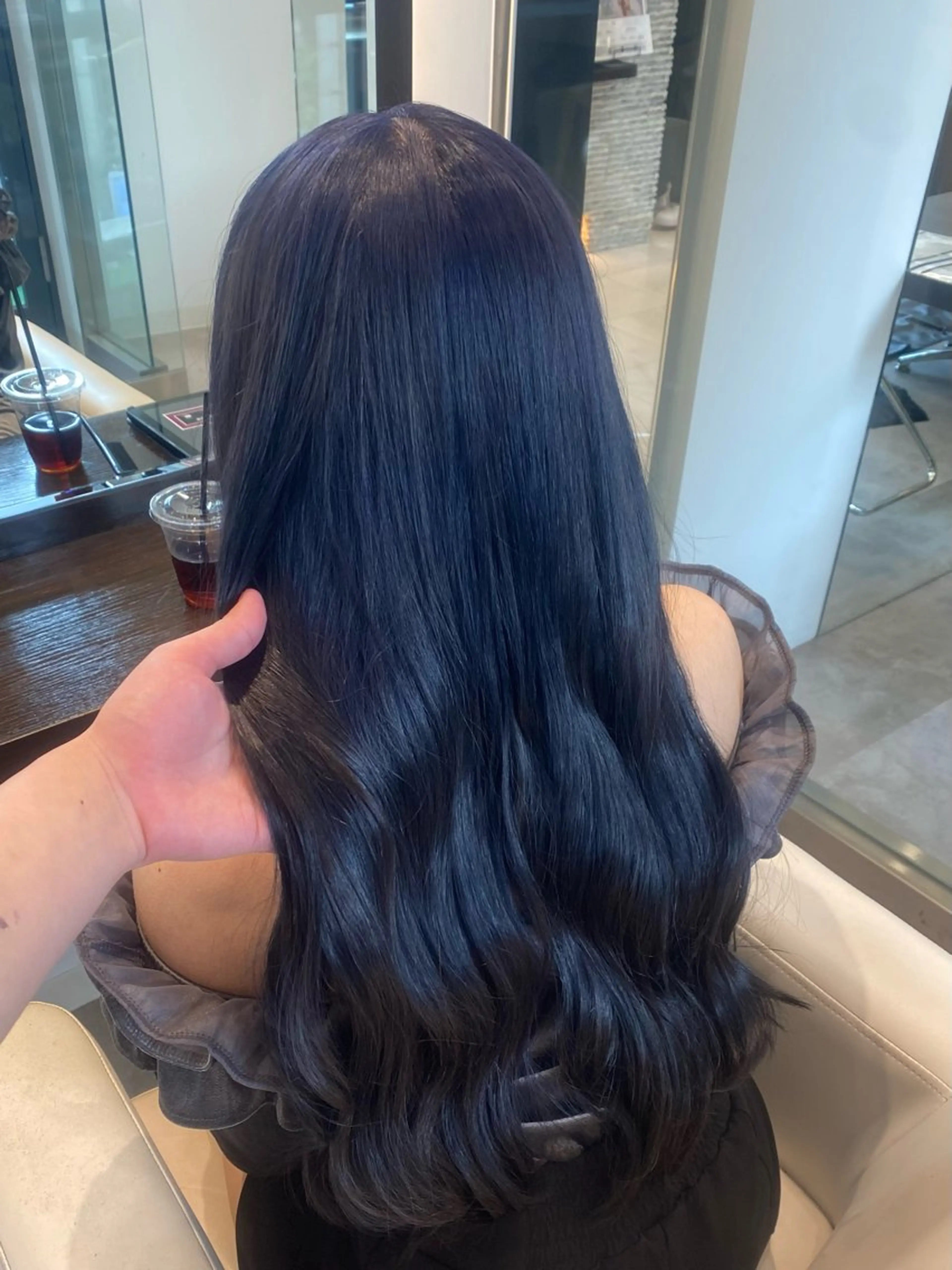 ロング カラー ヘアカラー トリートメント 透明感カラー/髪質 改善🎀suzukaのヘアスタイル