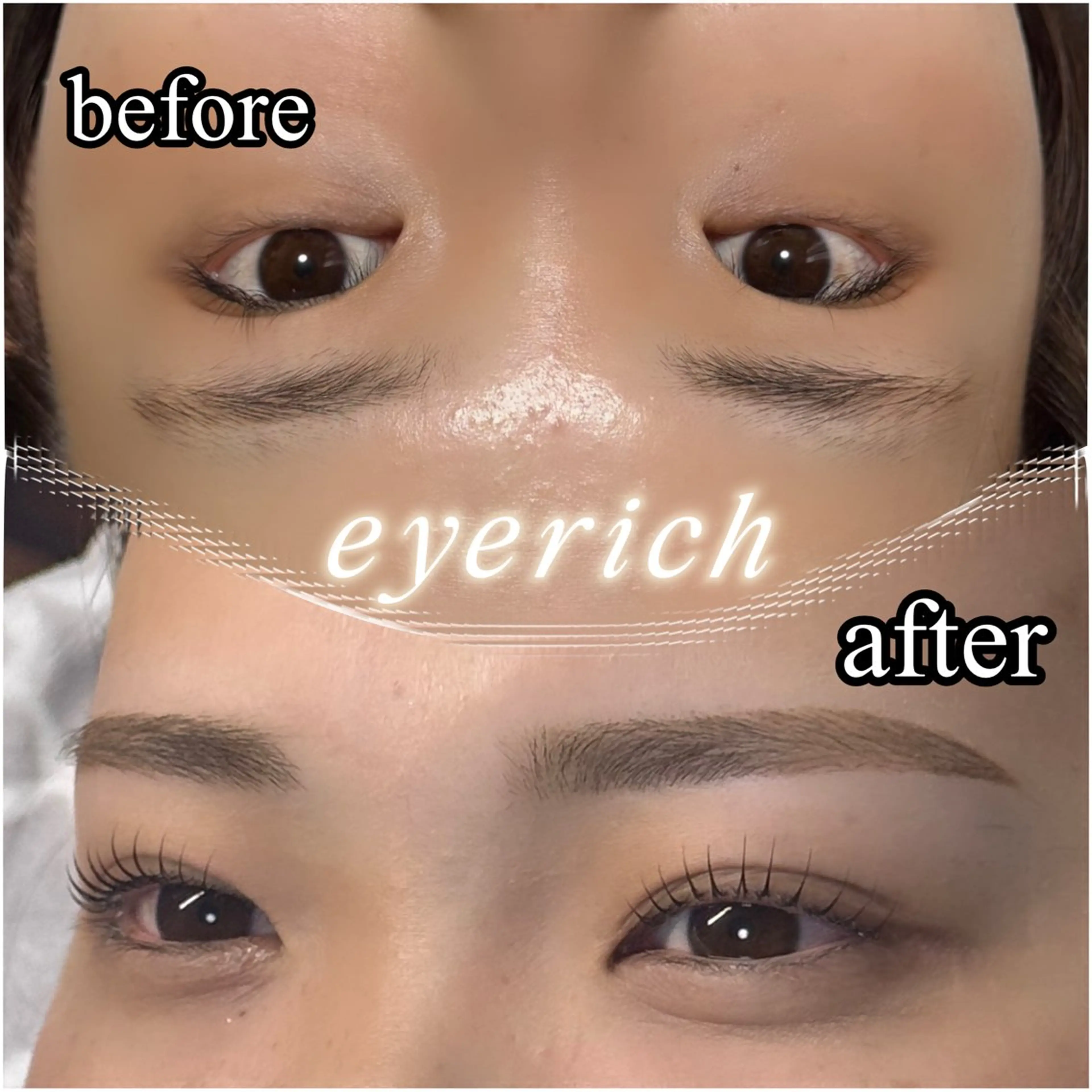 マツエク・マツパ eyerich 蘇我店のマツエク・マツパデザイン