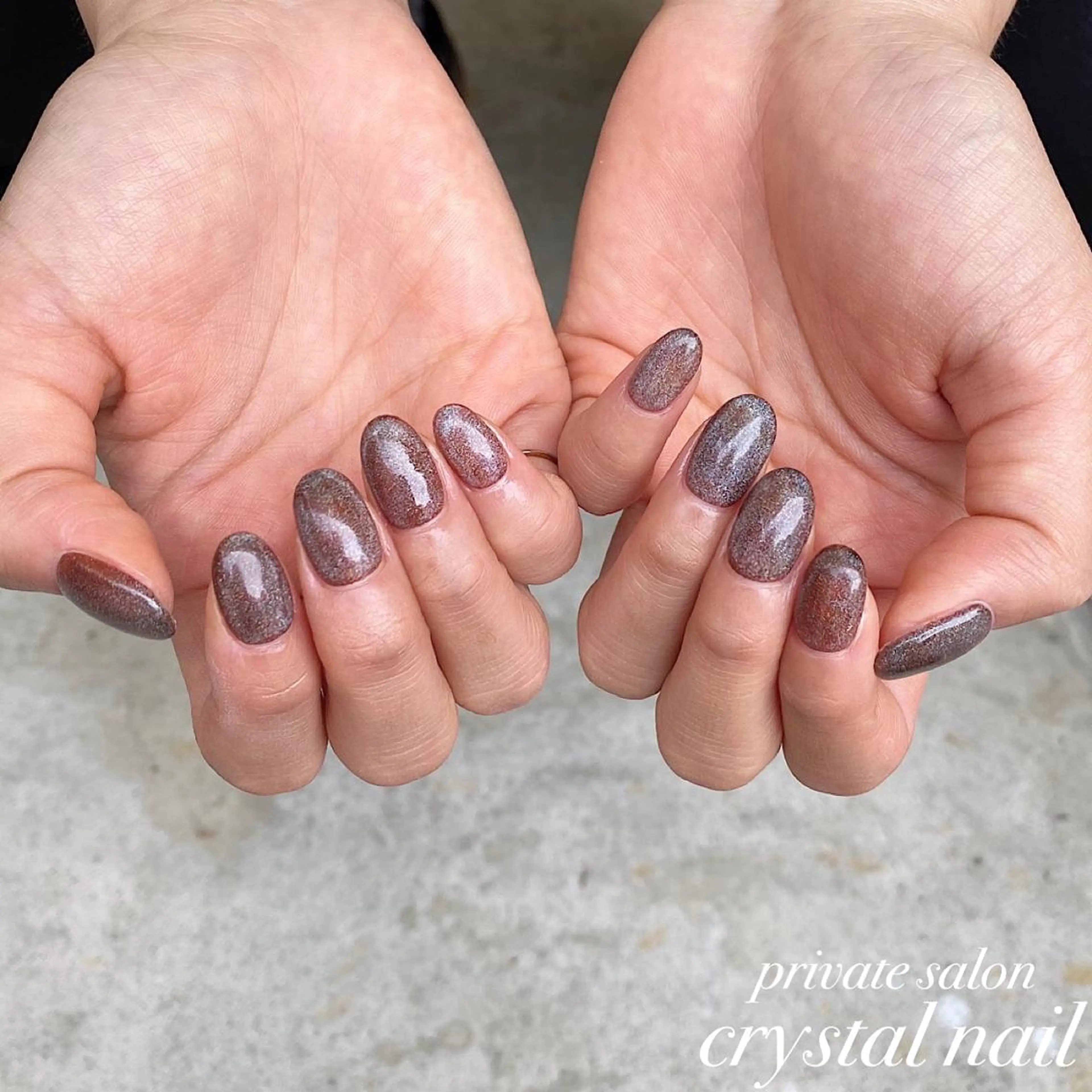ネイル マグネットネイル Crystal Nailのネイルデザイン