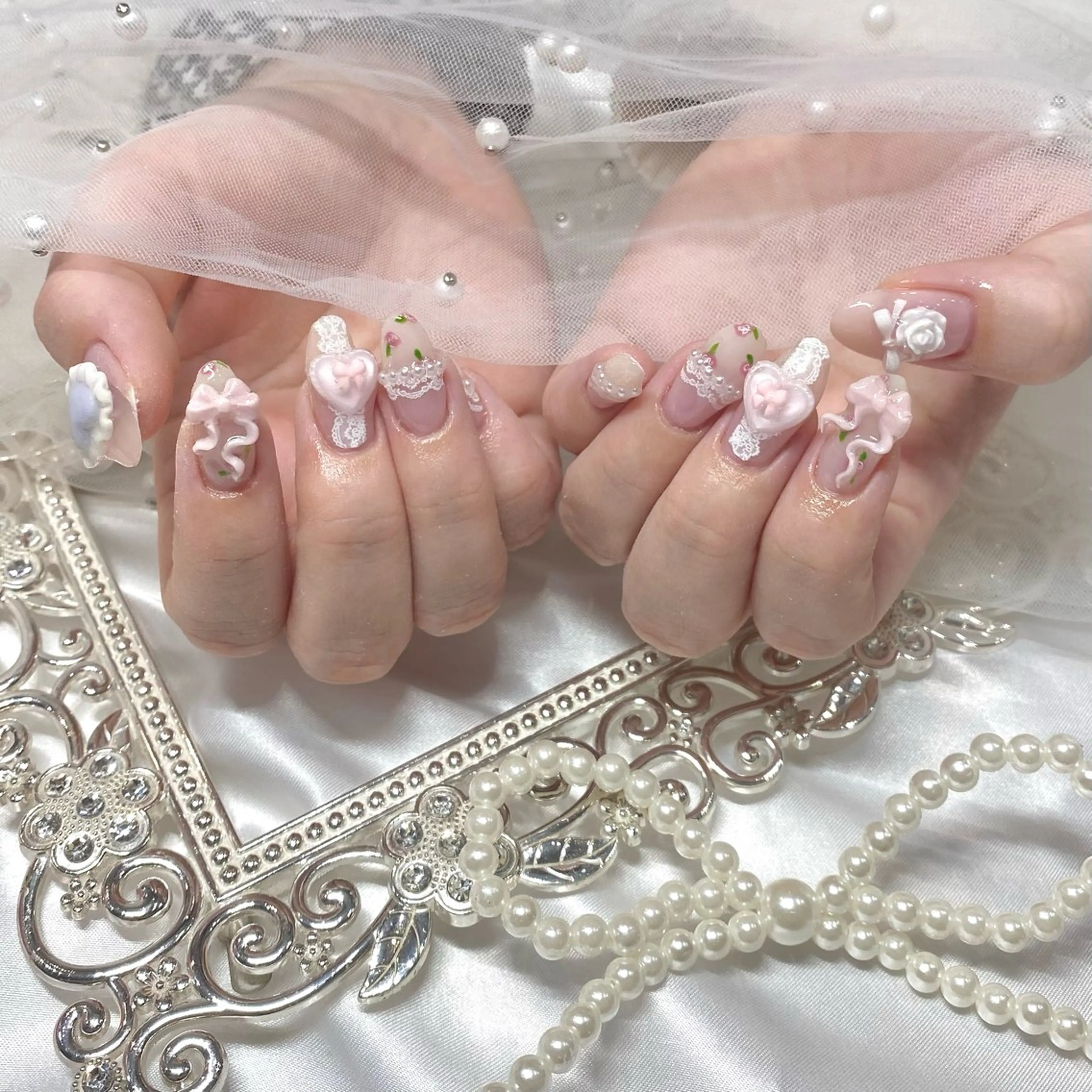 ネイル ハンドネイル Yveil 心斎橋店 hirokoのネイルデザイン