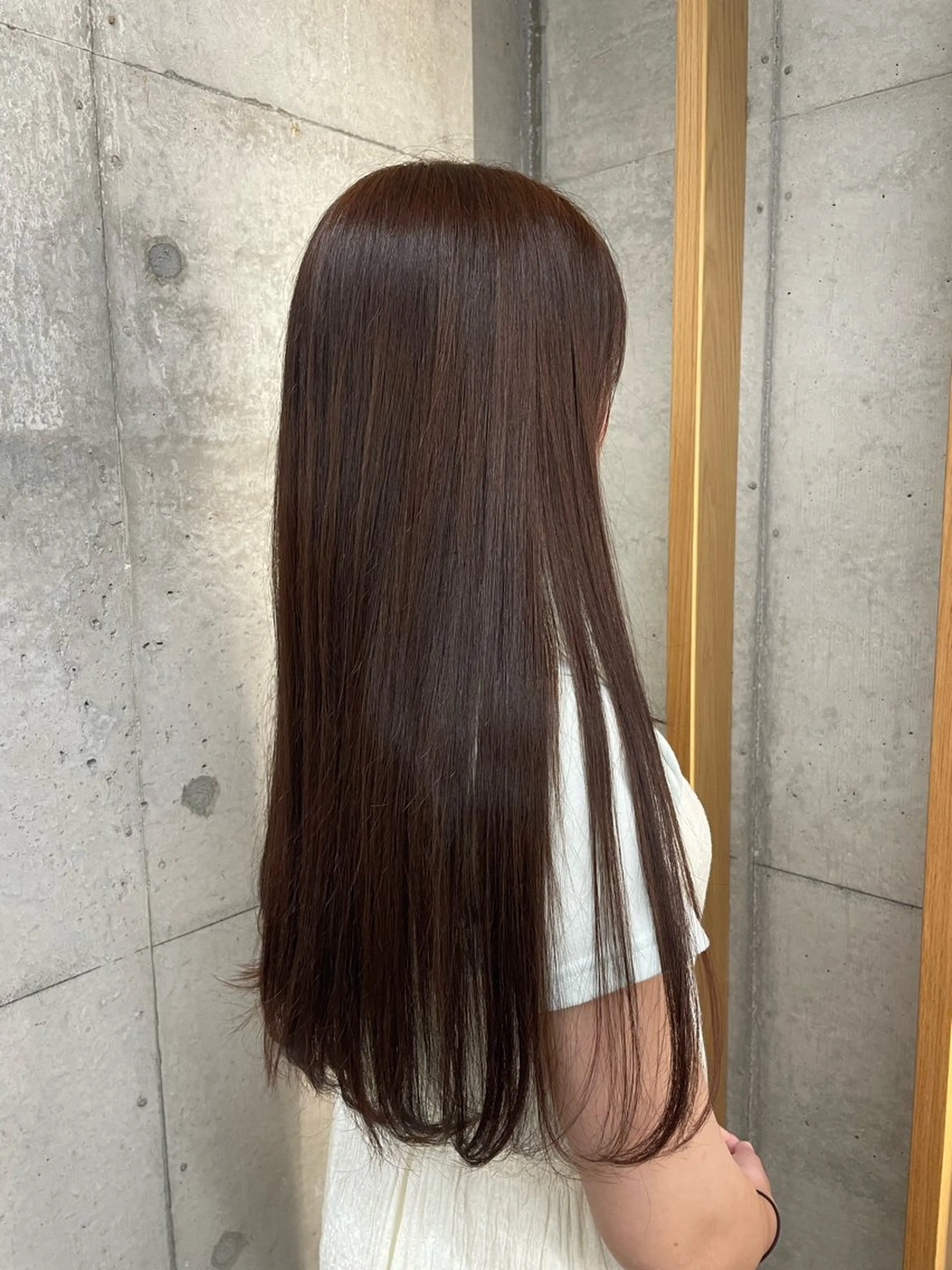 ロング カラー ブラウンカラー ロング トリートメント FILMS横浜所属・Watanabe Maiのヘアスタイル