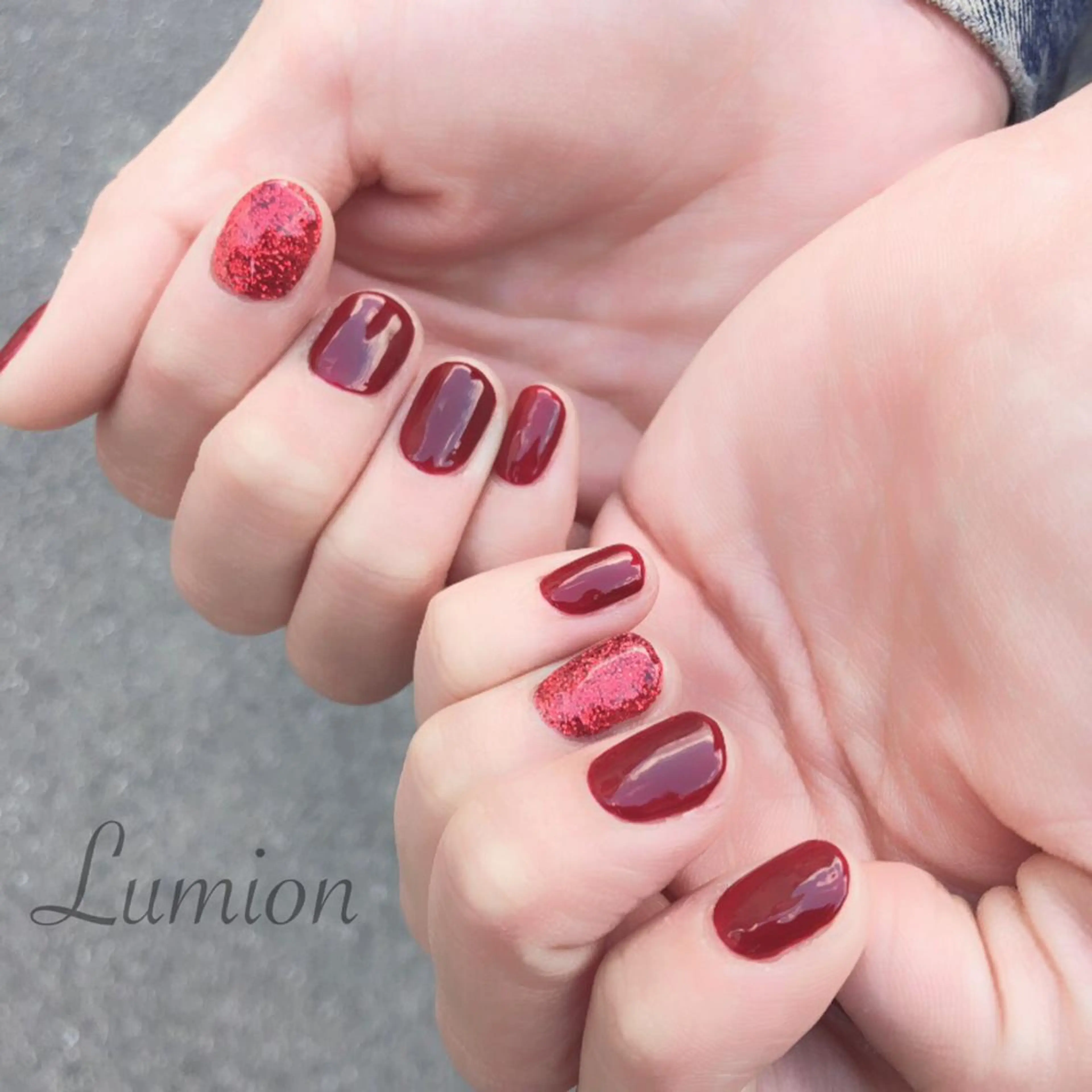 ネイル ラメ(グリッター) ハンドネイル nailroom Lumionのネイルデザイン