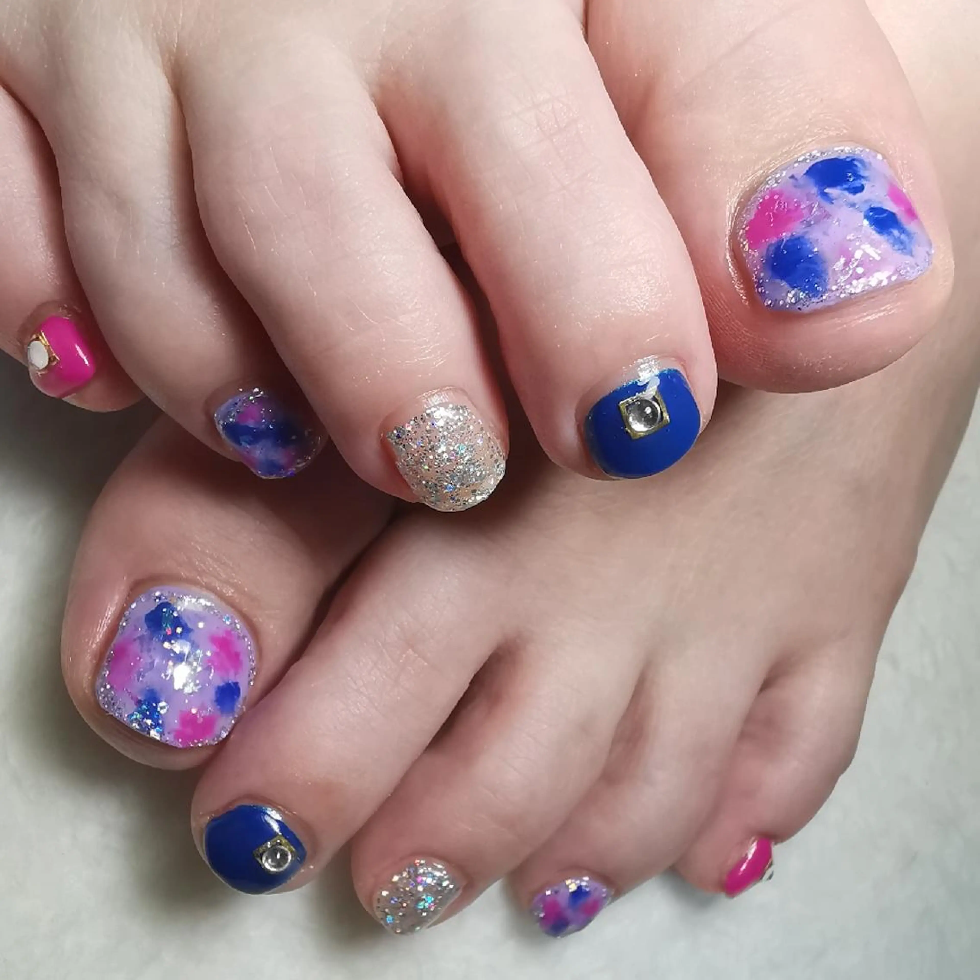 ネイル 持ち込み フットネイル reve あやののネイルデザイン