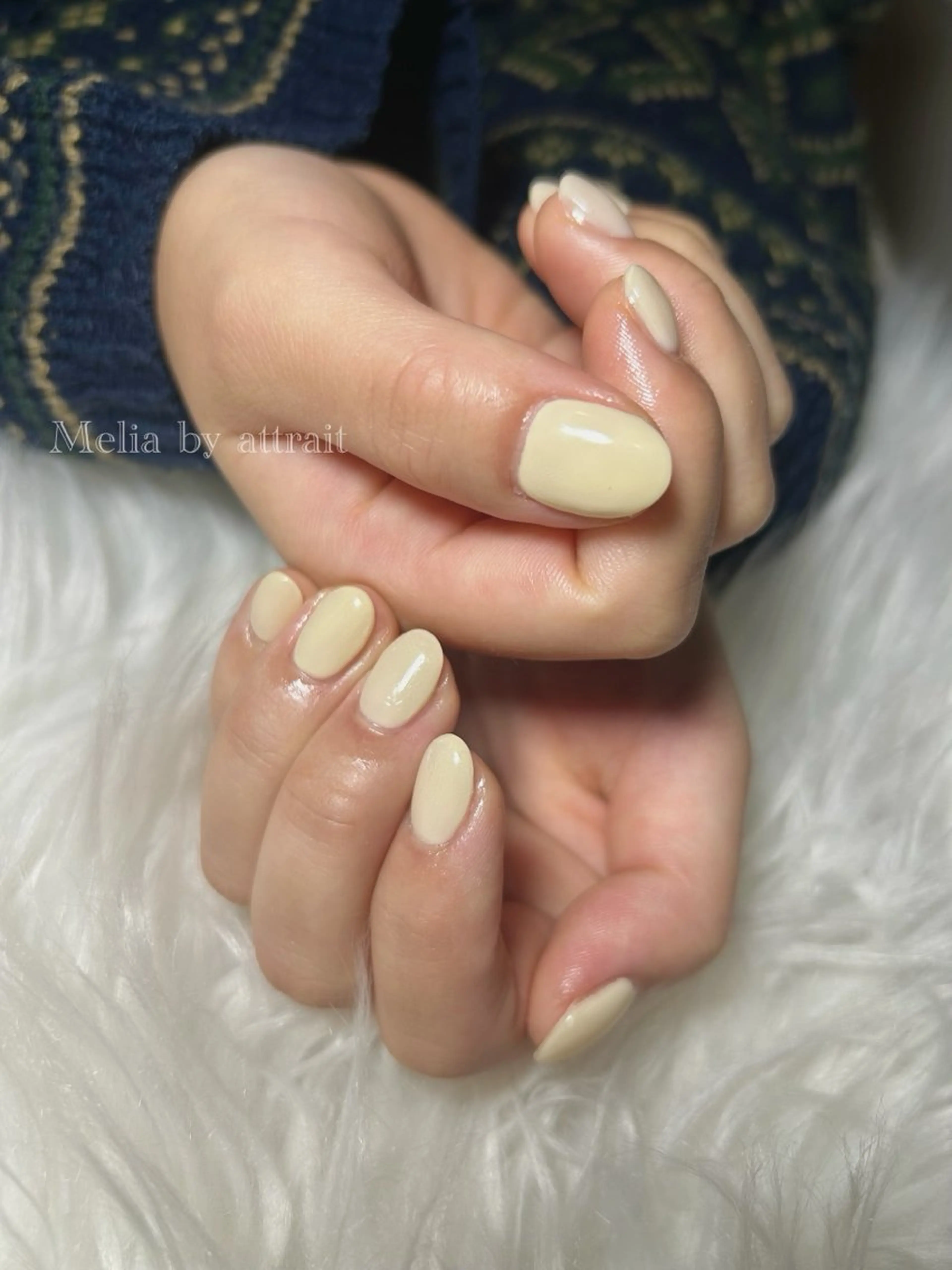 ネイル Melia by attrait🌿杏のネイルデザイン