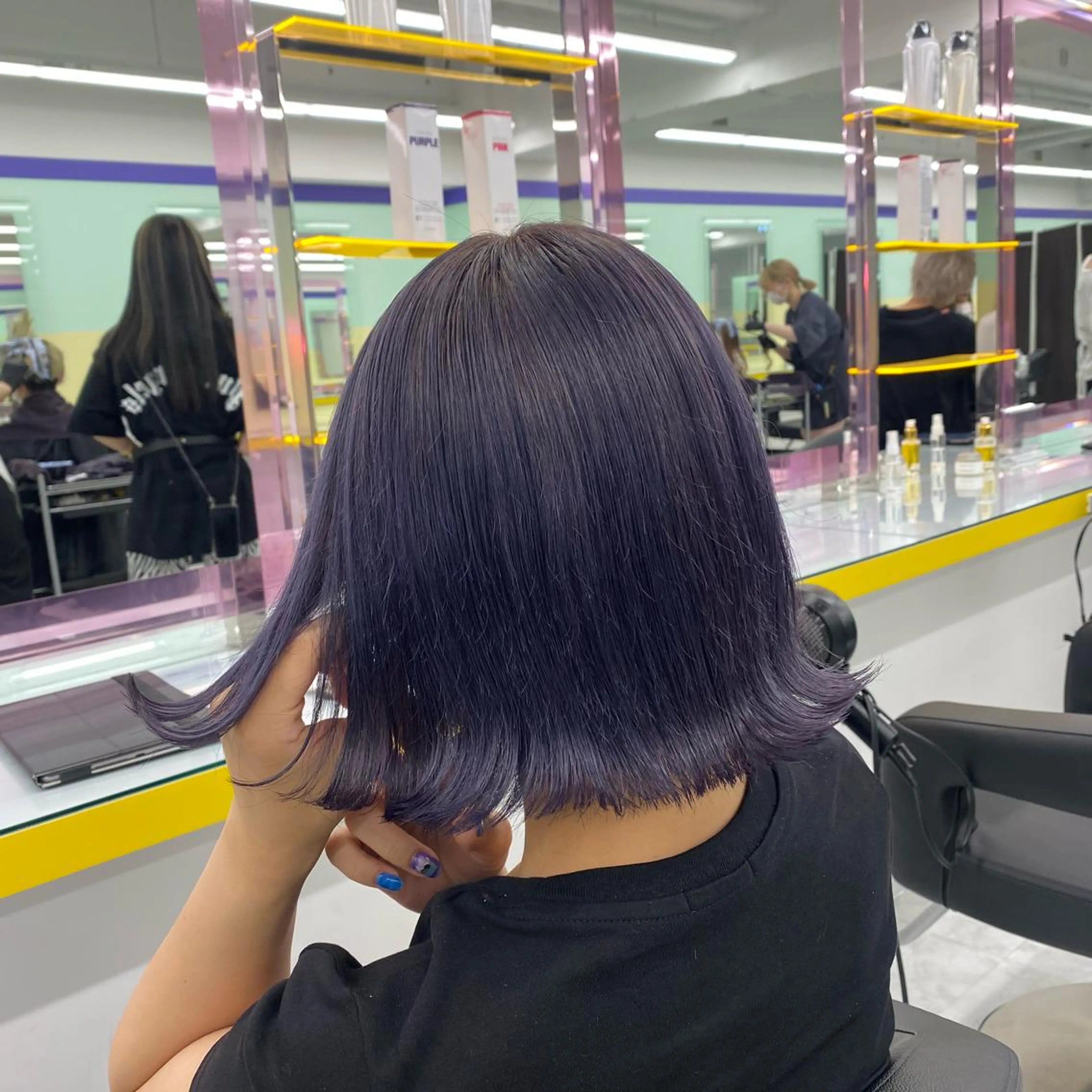 セミロング カラー ヘアアレンジ カット ヘアカラー GOTODAY shair salon 横浜mare店所属・mai🍑暖色カラー /レイヤー💖のヘアスタイル