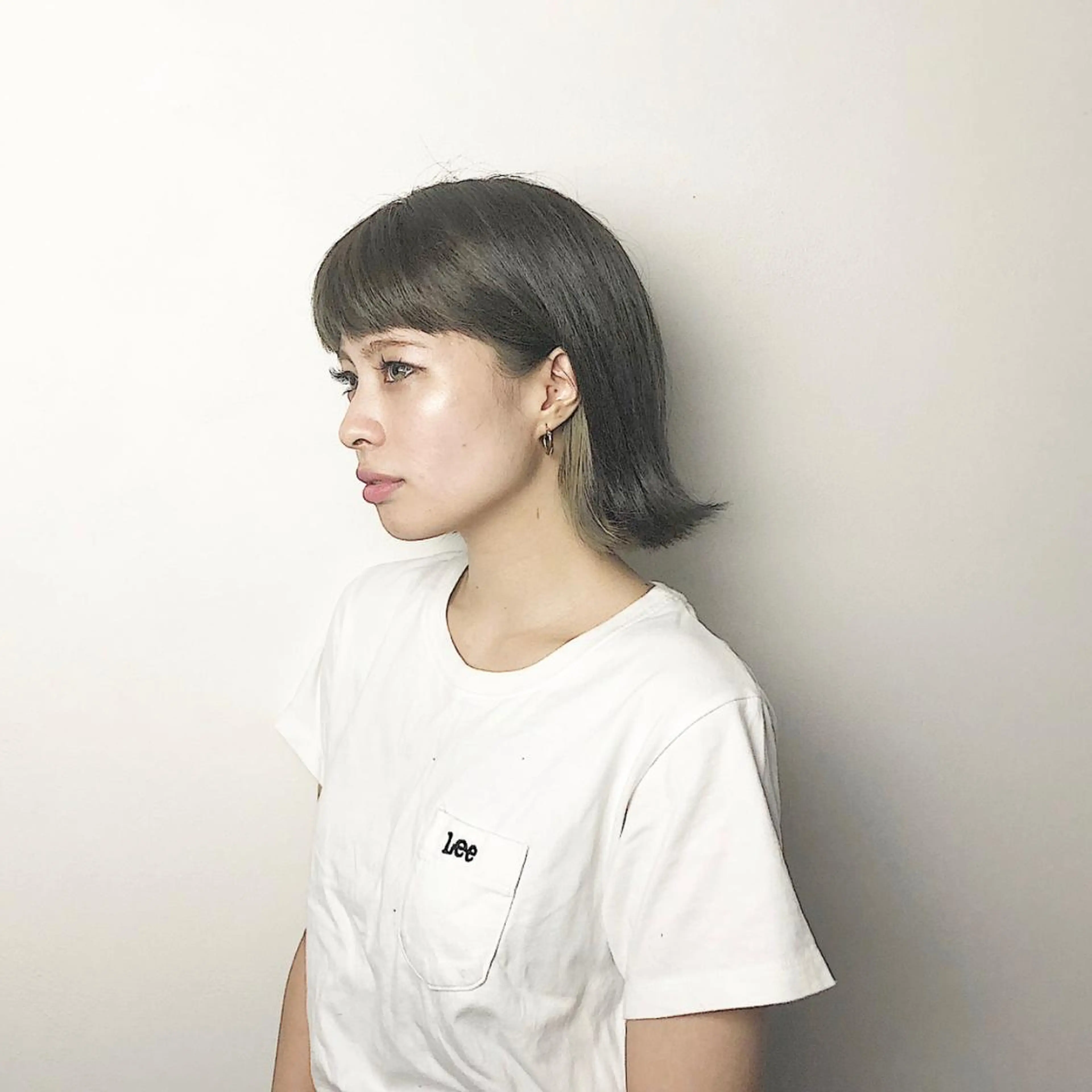 ショート カラー カラーモデル募集中 美容室ハピスのヘアスタイル