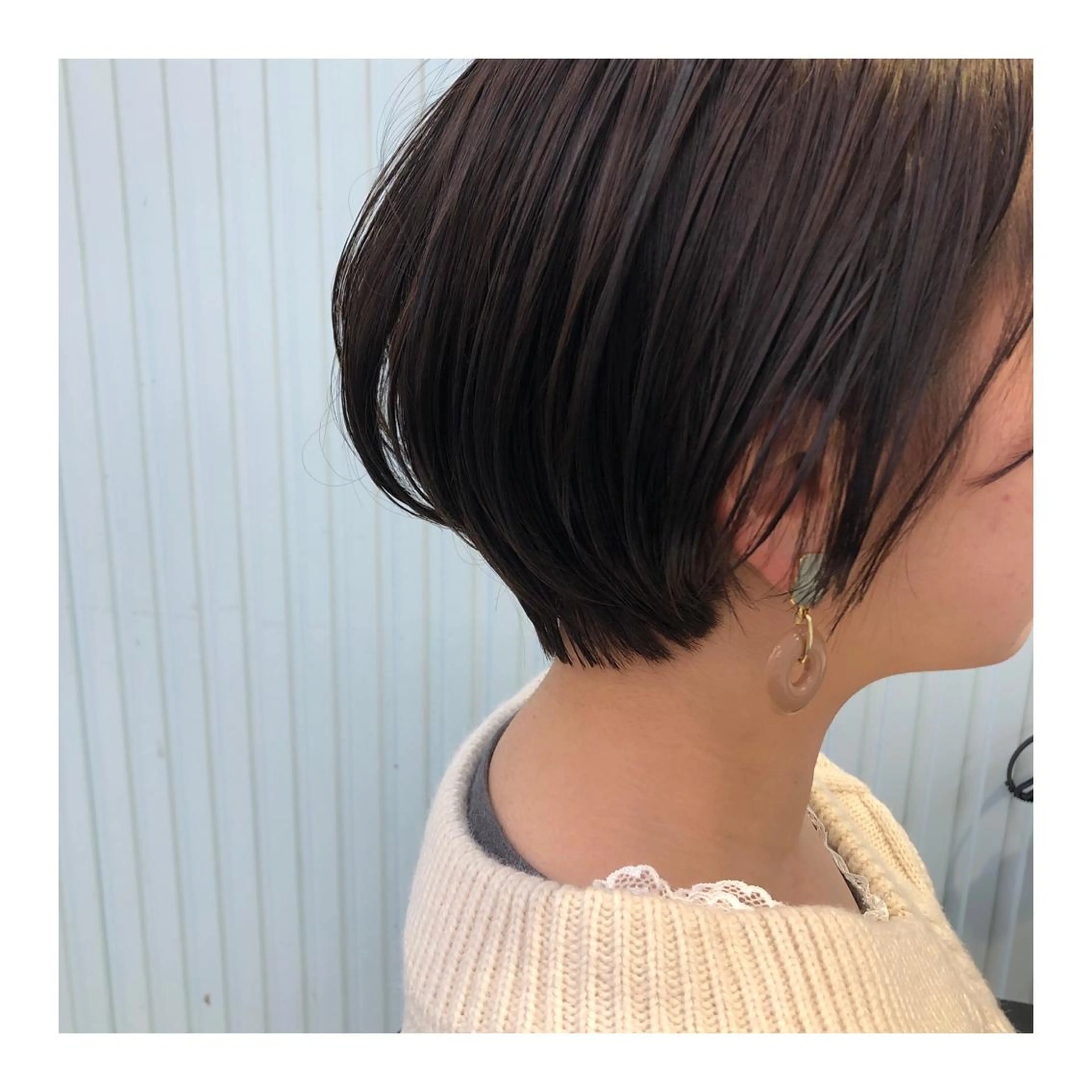 ショート カラー ショートヘア レイヤーボブ/ボブ 仲川和人のヘアスタイル