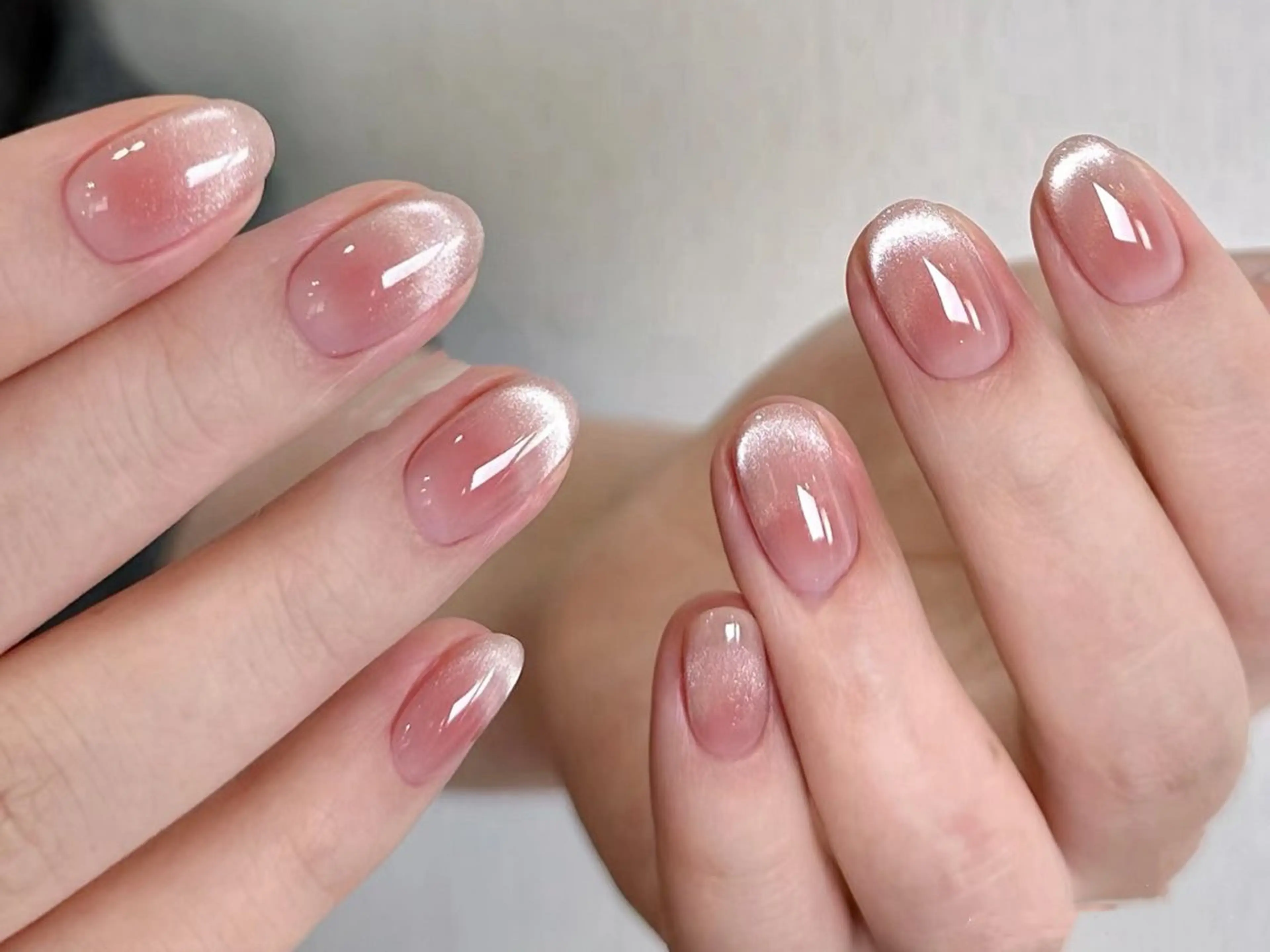 🎀【オフあり・美フォルム・ケア込】 🎀 チークマグネットフレンチネイル！の写真