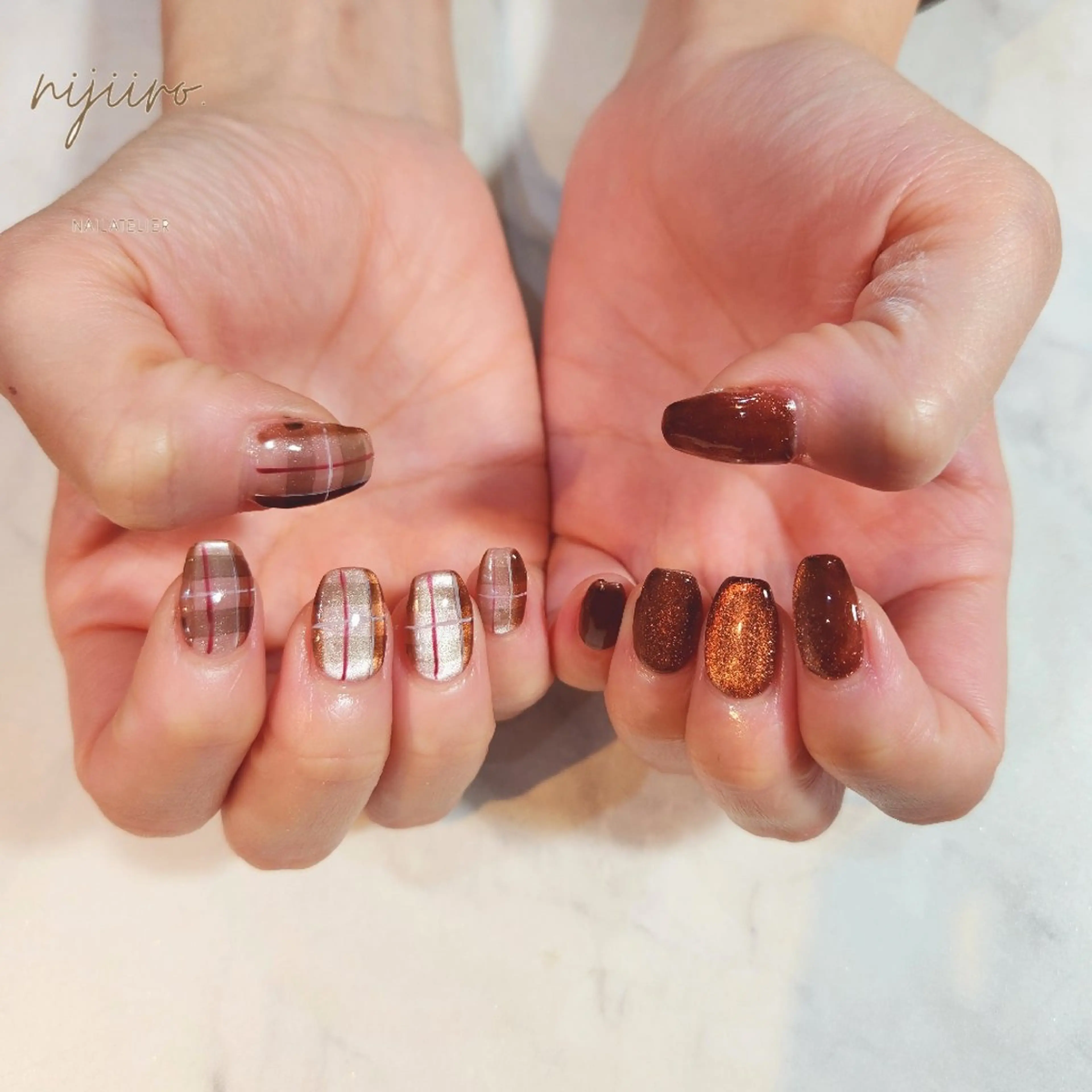 ネイル ハンドネイル nijiiro🌈 サトウのネイルデザイン