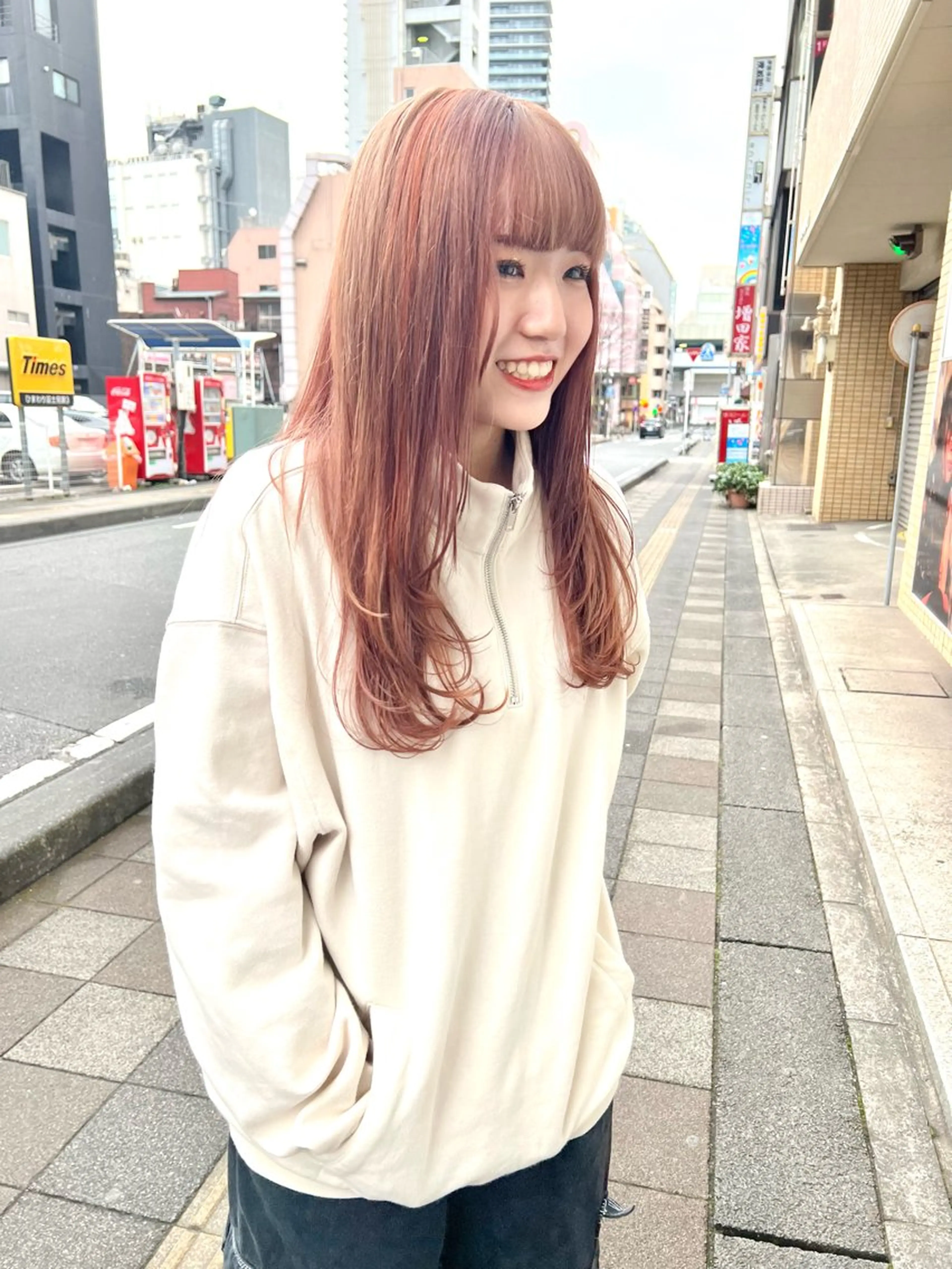 ロング ヘアカラー トリートメント brick masayaのヘアスタイル