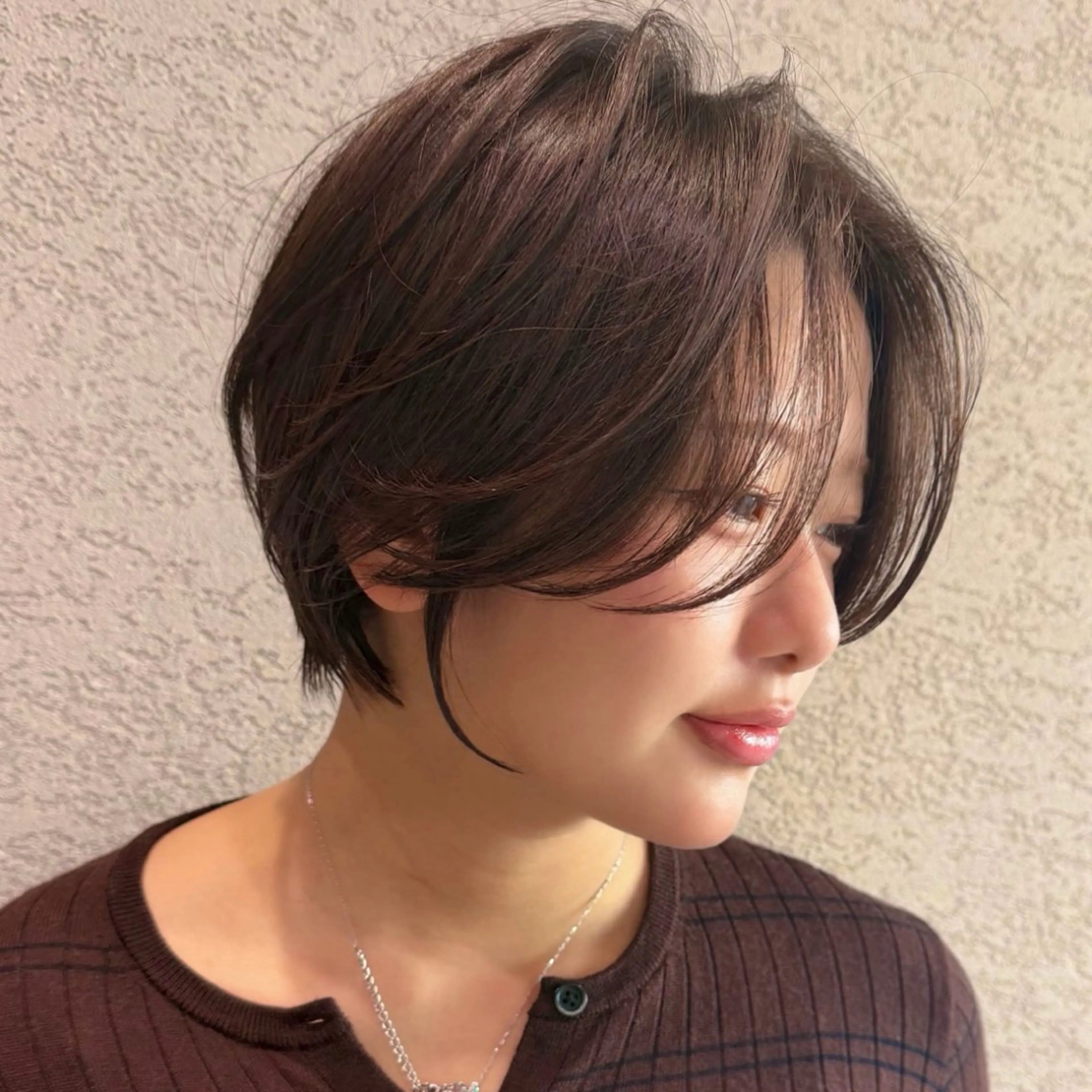 ショート パーマ レイヤー|縮毛矯正 |韓国ボブ|岡田洸太のヘアスタイル