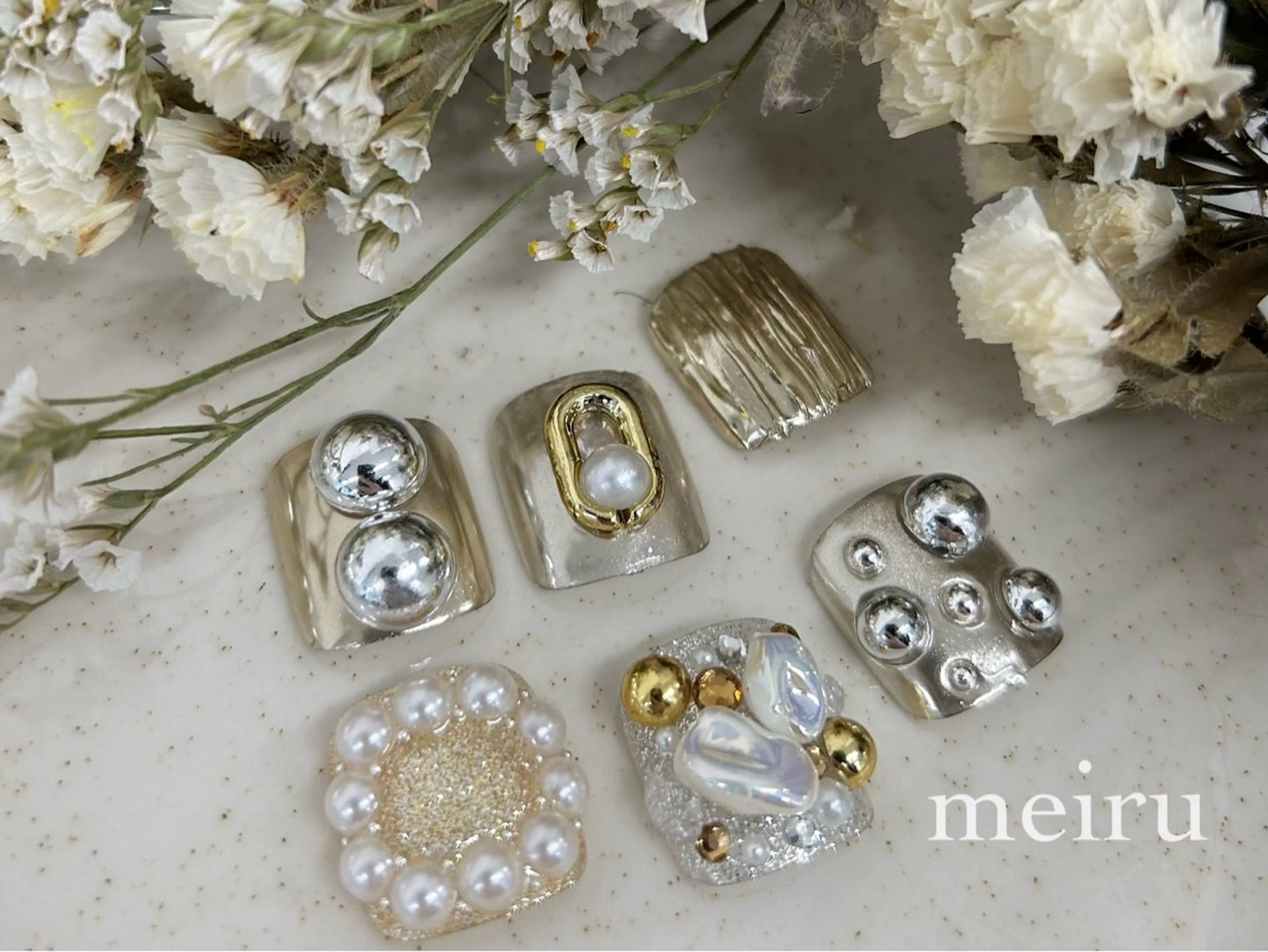 ネイル フットネイル 🤍meiru 🤍ネイリストのネイルデザイン