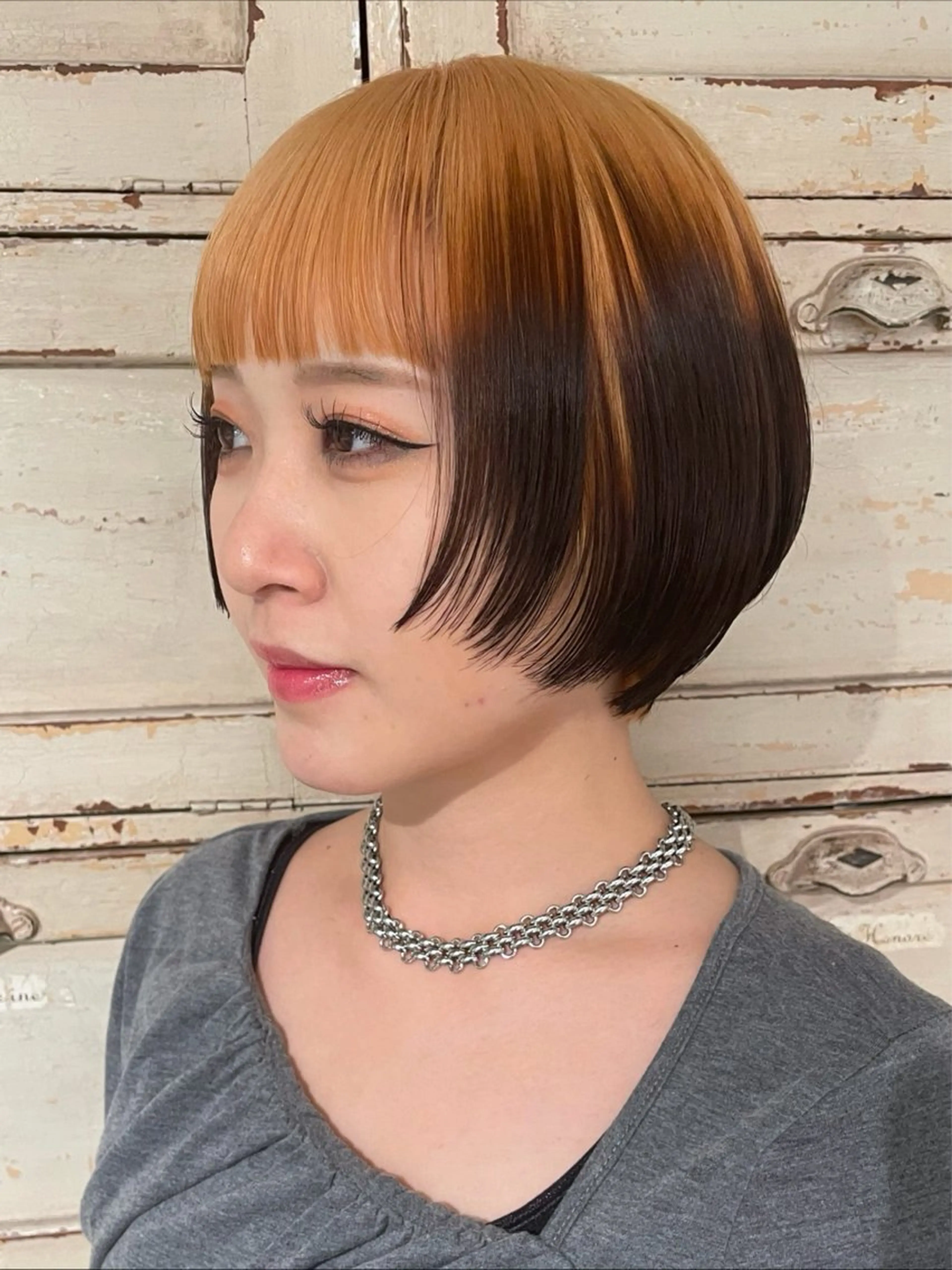 ショート カラー カット ヘアカラー RorriM natsuのヘアスタイル