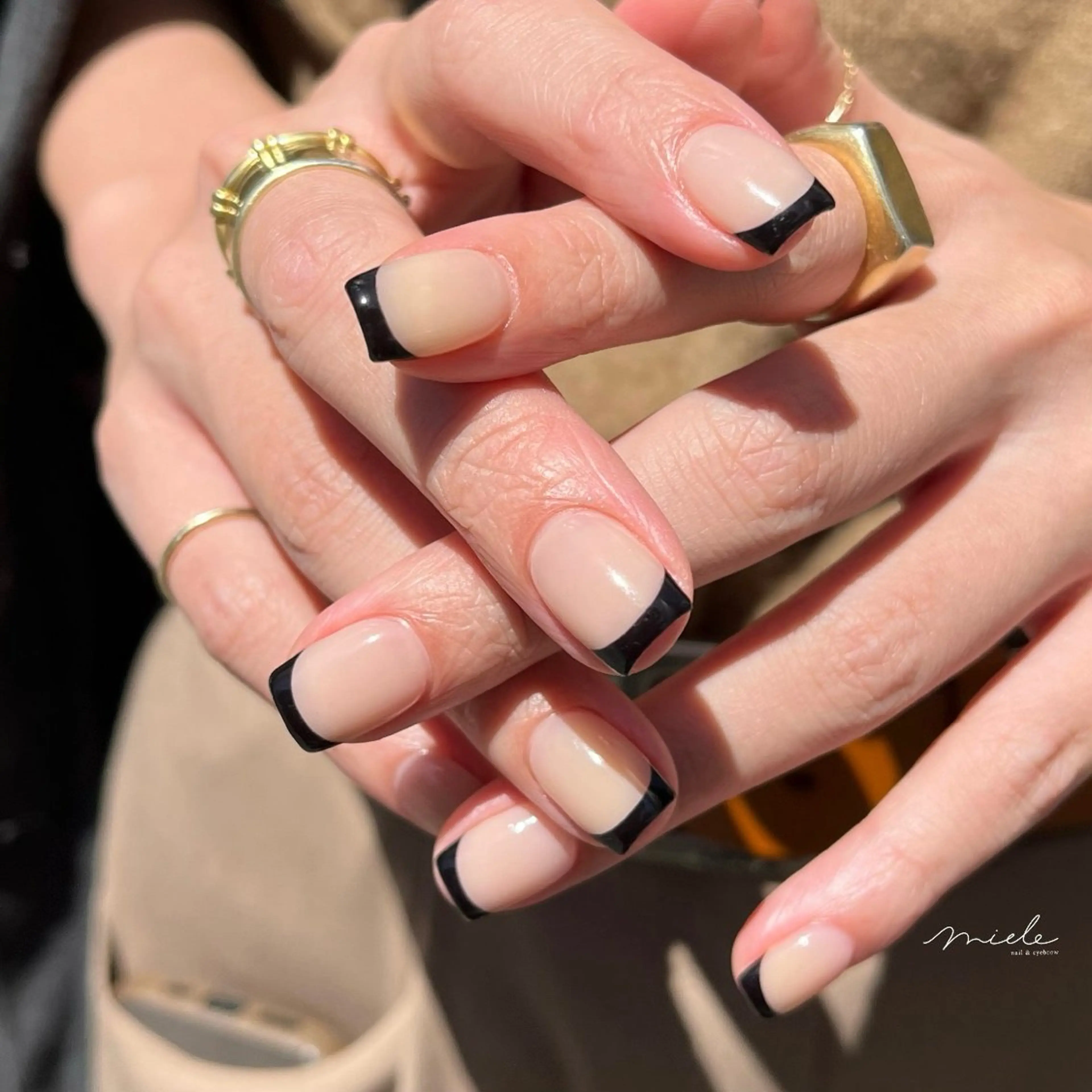 ネイル ハンドネイル miele【ミエレ】 海外シンプルデザインのネイルデザイン
