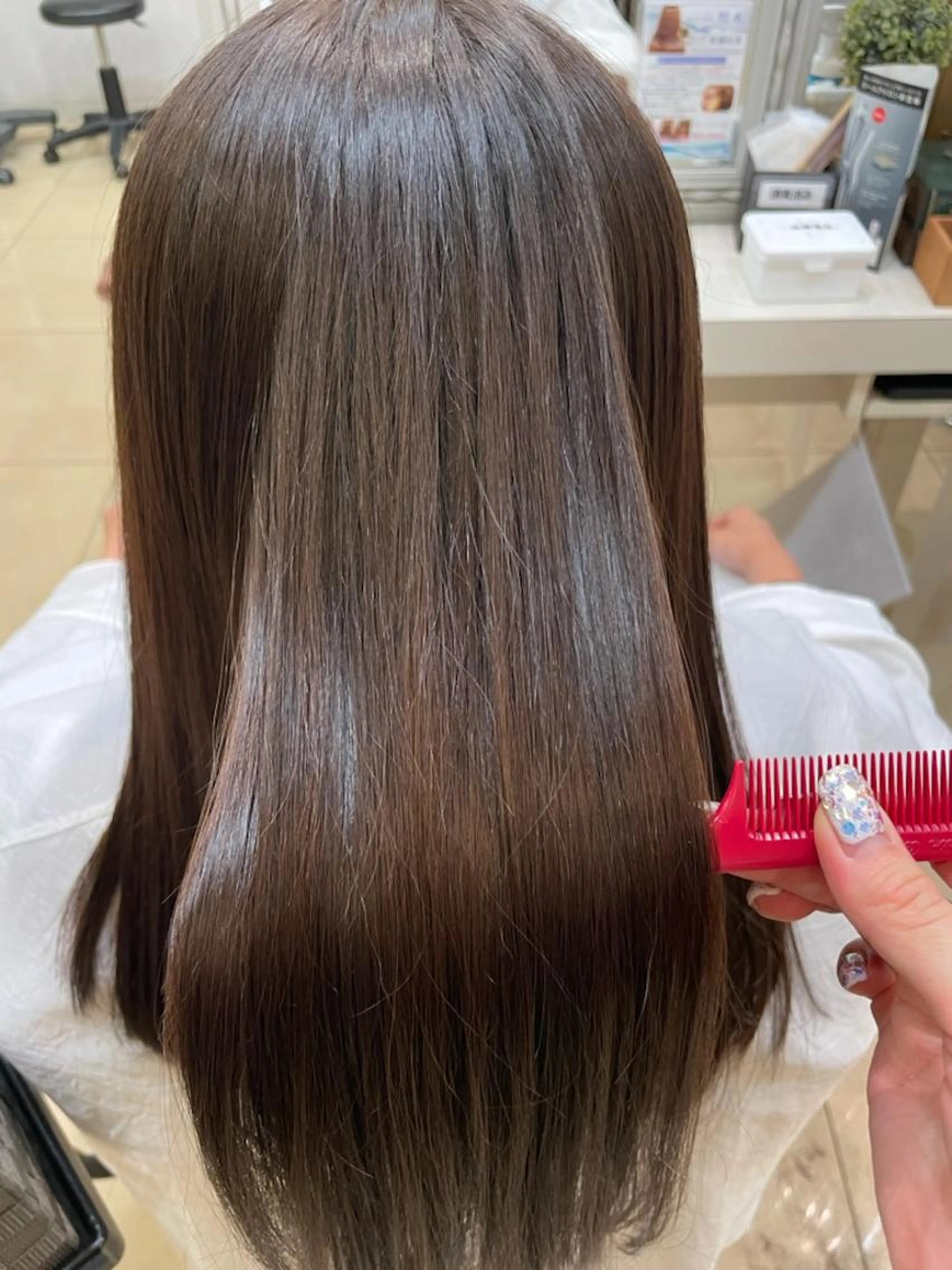 【✨ツヤ髪メニュー✨】酸熱トリートメント＋キラ水＋シャンプーの写真