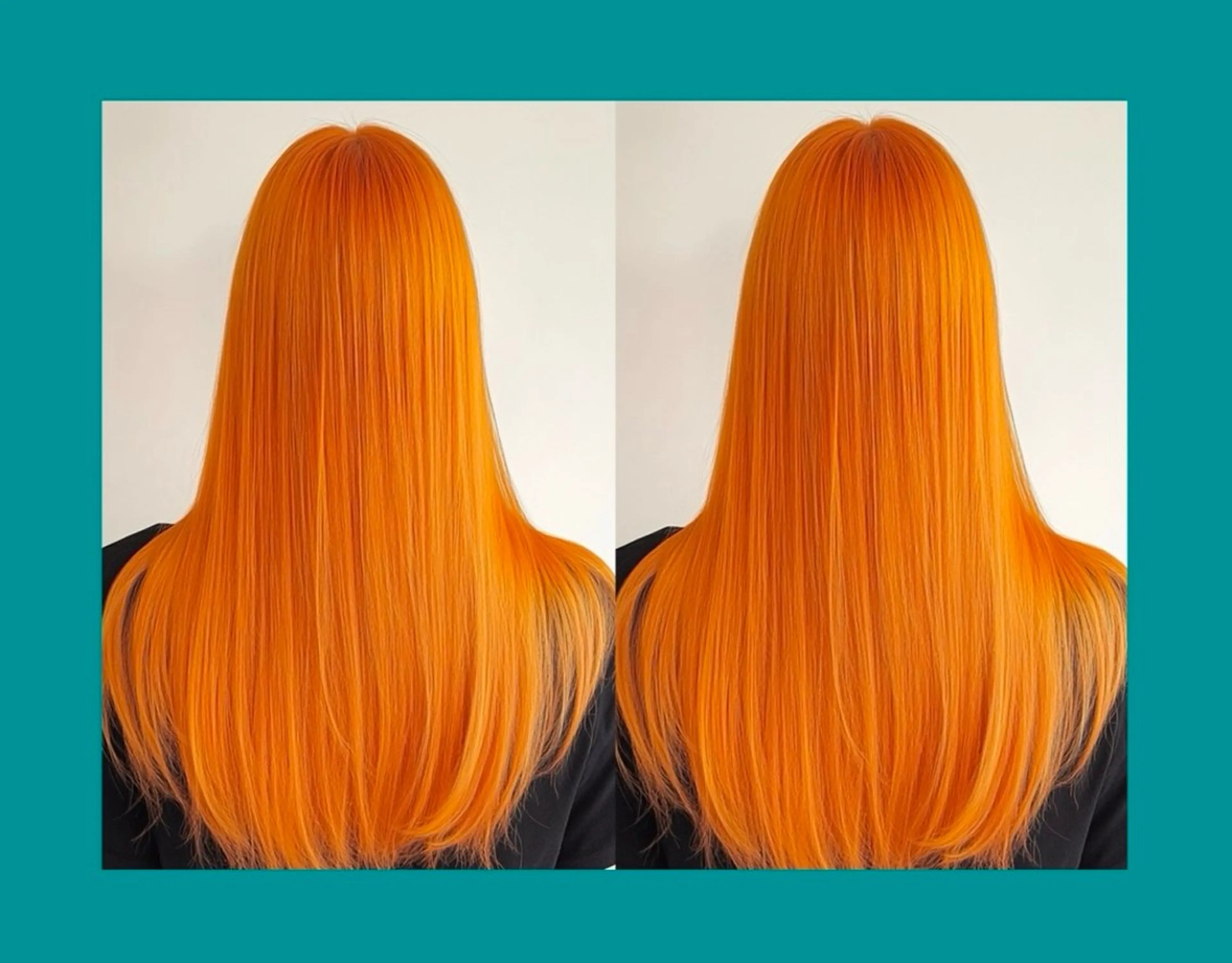 ロング カラー オレンジ トリートメント 髪質改善/ハイトーン /茅ヶ崎/YUUKAのヘアスタイル