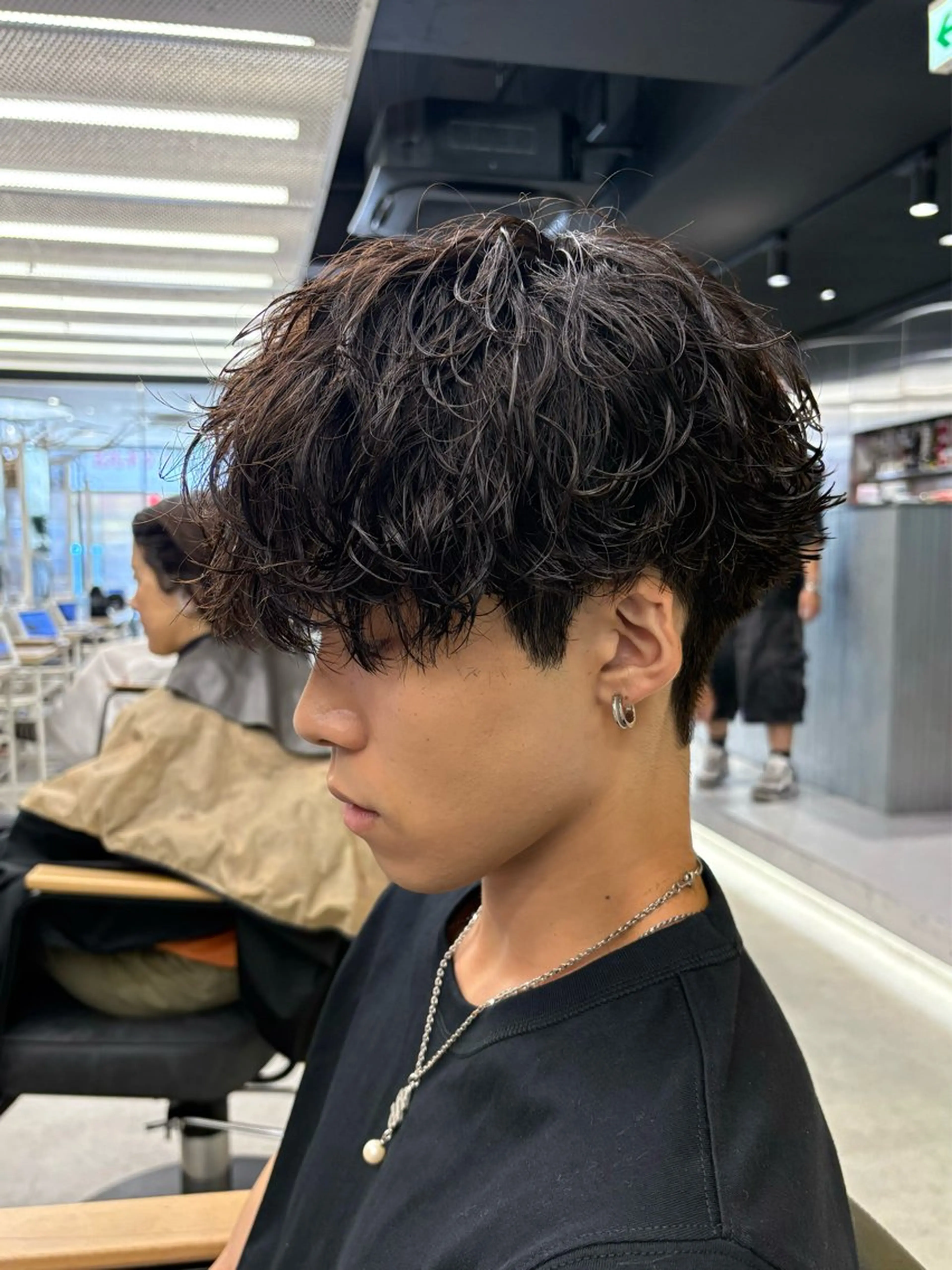 セット苦手な方に◎】乾かすだけで動きが出る！楽にキマるシャドウパーマ🔥」1名限定価格‼️の写真