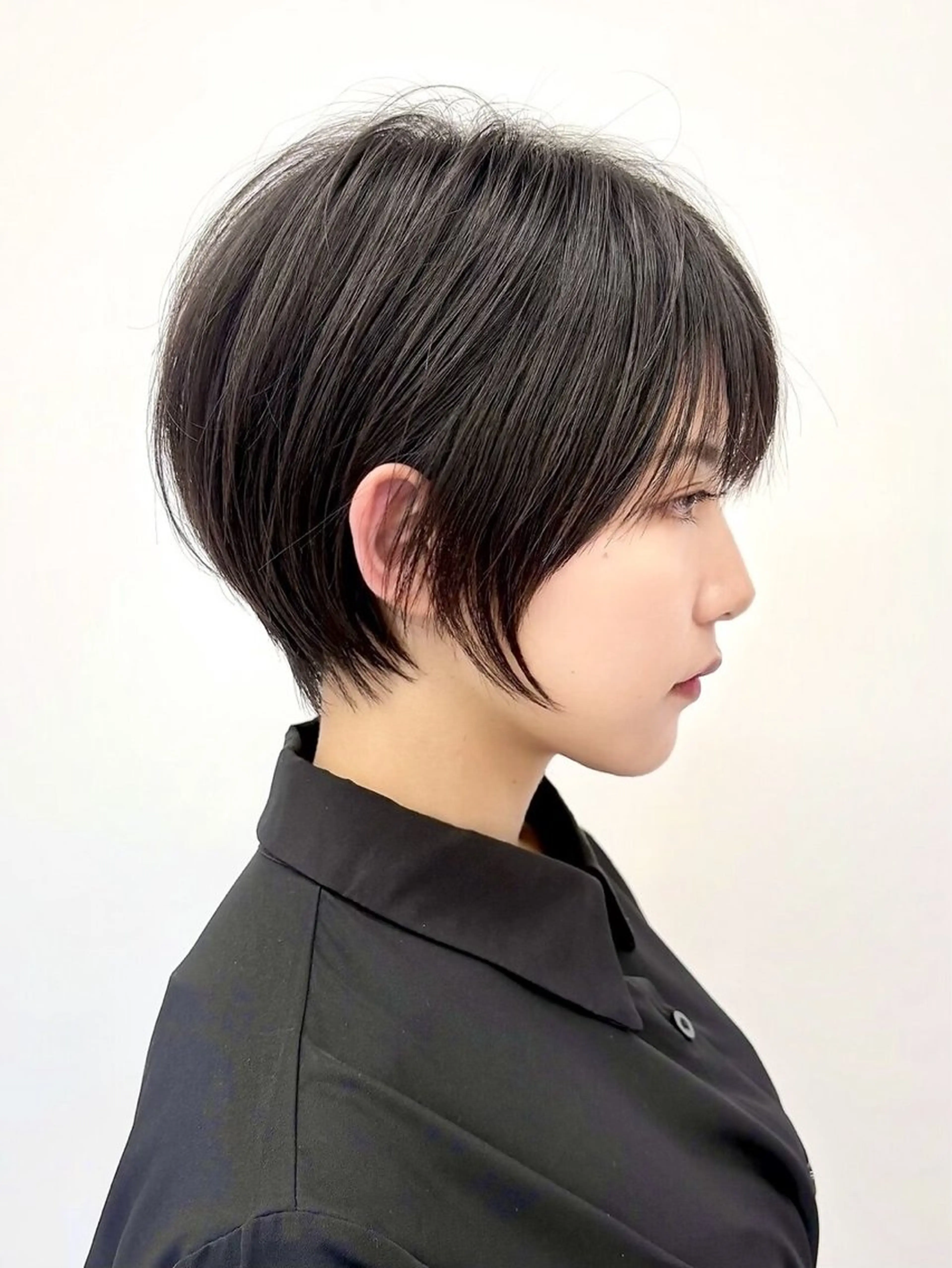 ショート ボブ 外国人風カラー ハイライト 髪質改善 韓国風ヘア カット ヘアカラー トリートメント 滝口 佑樹のヘアスタイル